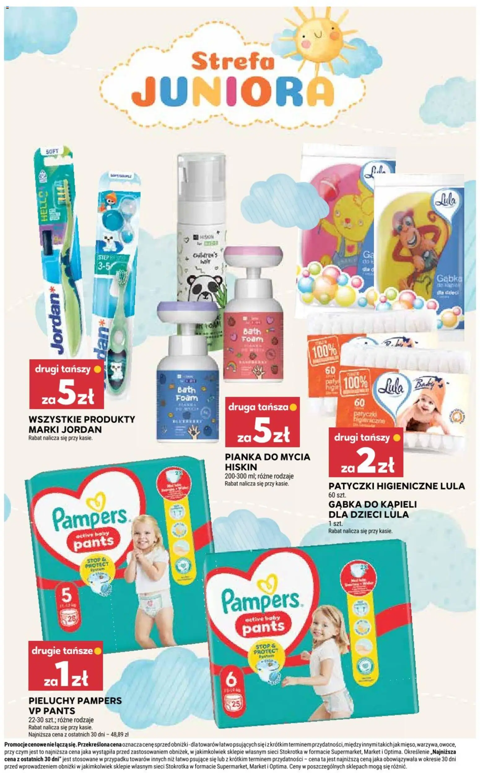 Stokrotka gazetka od 29.04.2026 | Strona: 35 | Produkty: Stokrotka, Pampers, Gąbka
