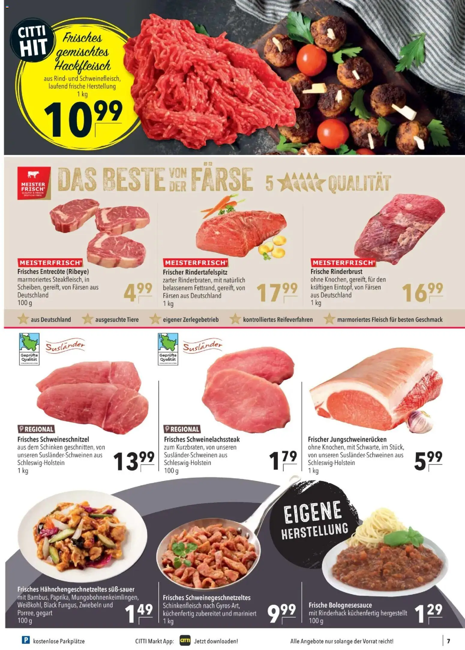 CITTI tilbudsavis – gyldig fra 05.11.2025 | Side: 7 | Produkter: Entrecote