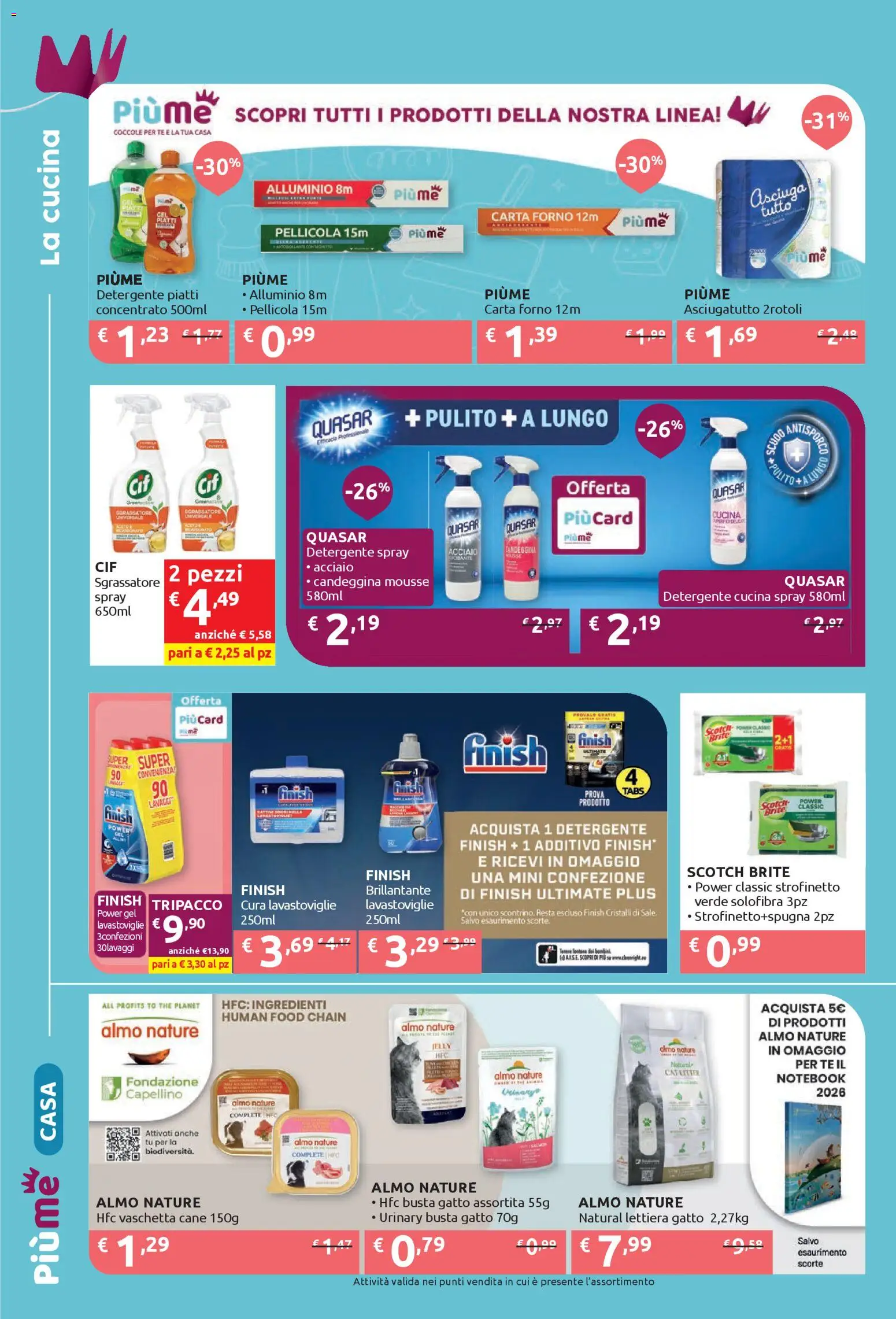 Volantino IperSoap del 16.02.2026 | Pagina: 8 | Prodotti: Candeggina, Sgrassatore, Asciugatutto, Alluminio