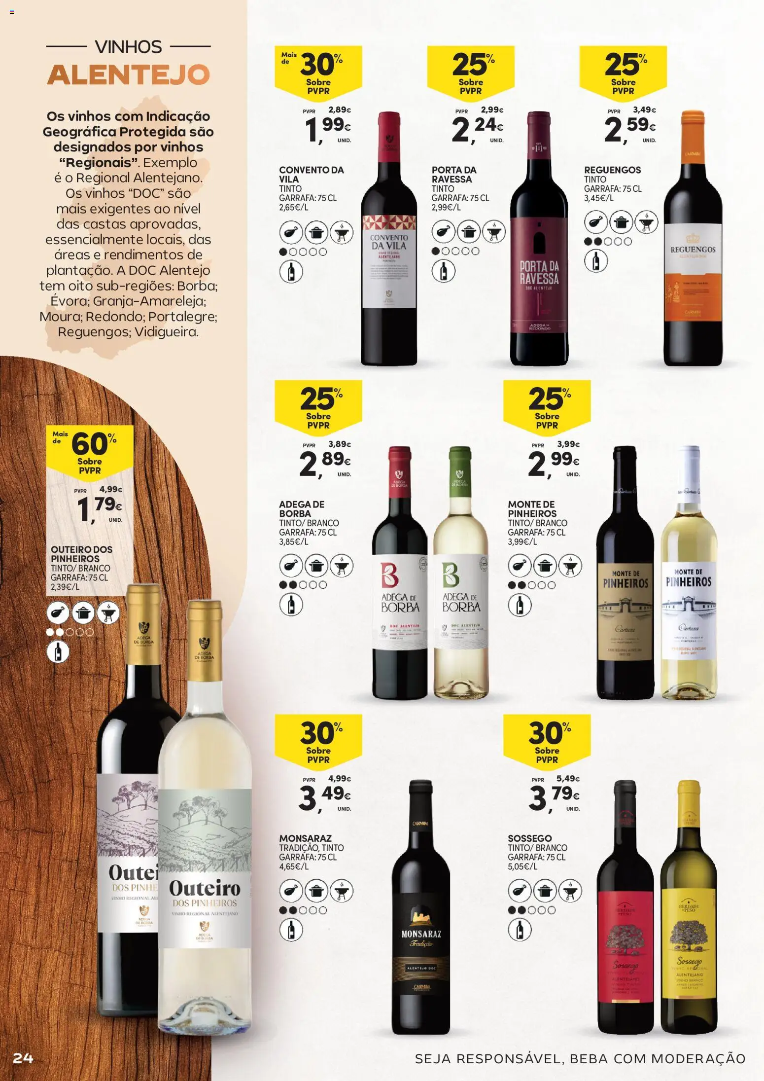 Continente - Queijos, Enchidos e Vinhos Aproveite para petiscar │ válido de 03.02.2026 | Página: 24 | Produtos: Porta, Vinho