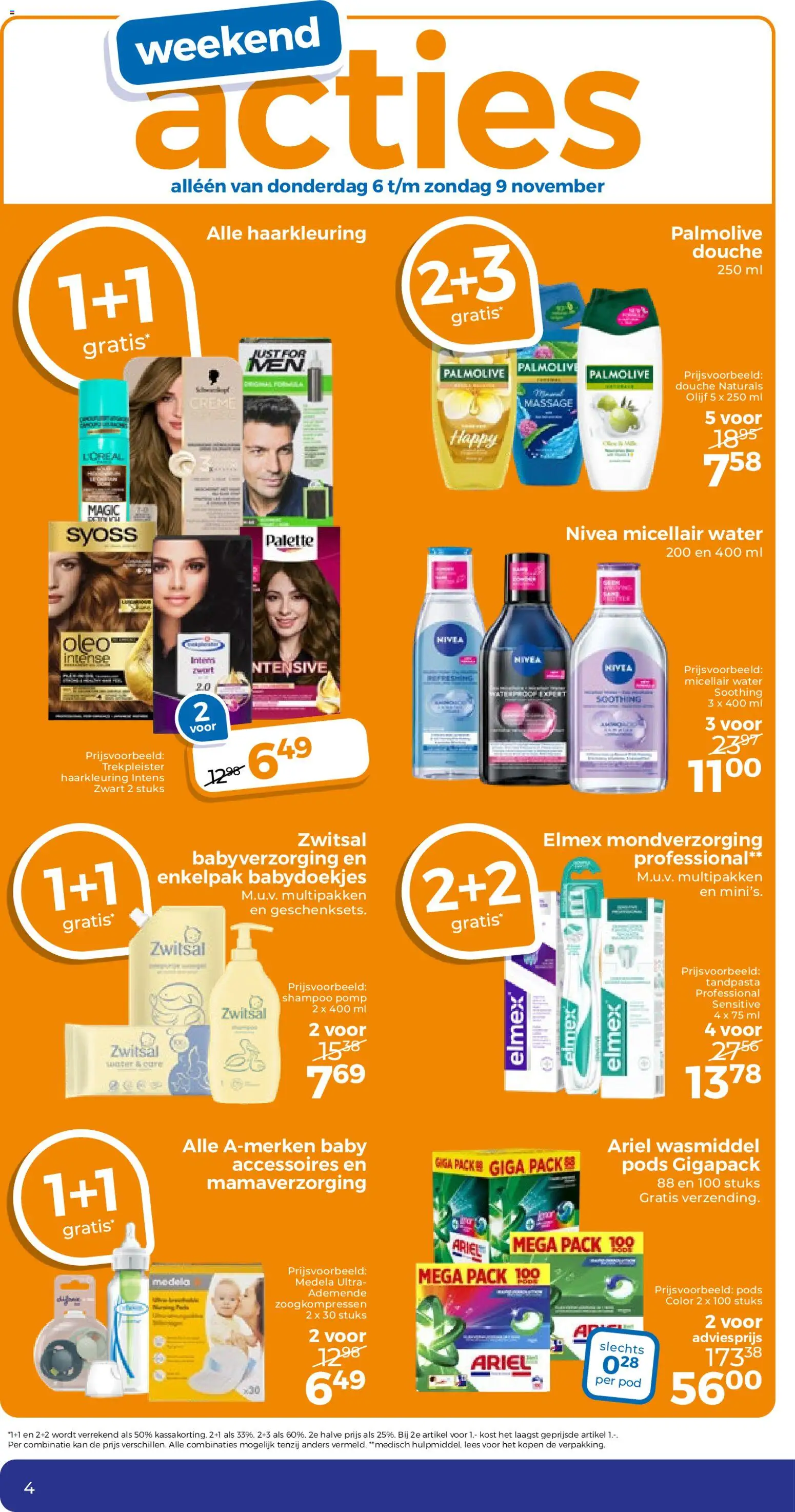 {H1} | Pagina: 4 | Producten: Wasmiddel, Kan, Mondverzorging, Festék