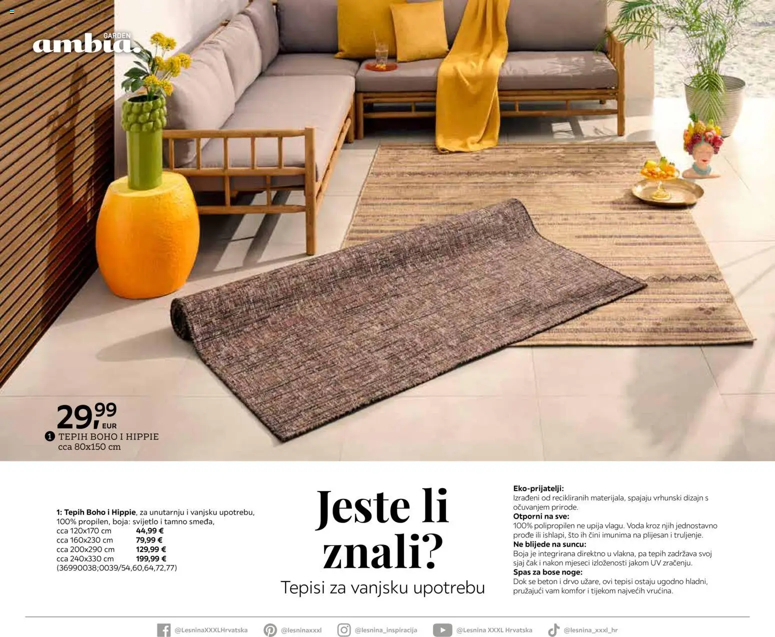 Lesnina katalog | vrijedi od 06.02.2026 | Stranica: 144 | Proizvodi: Tepih, Voda