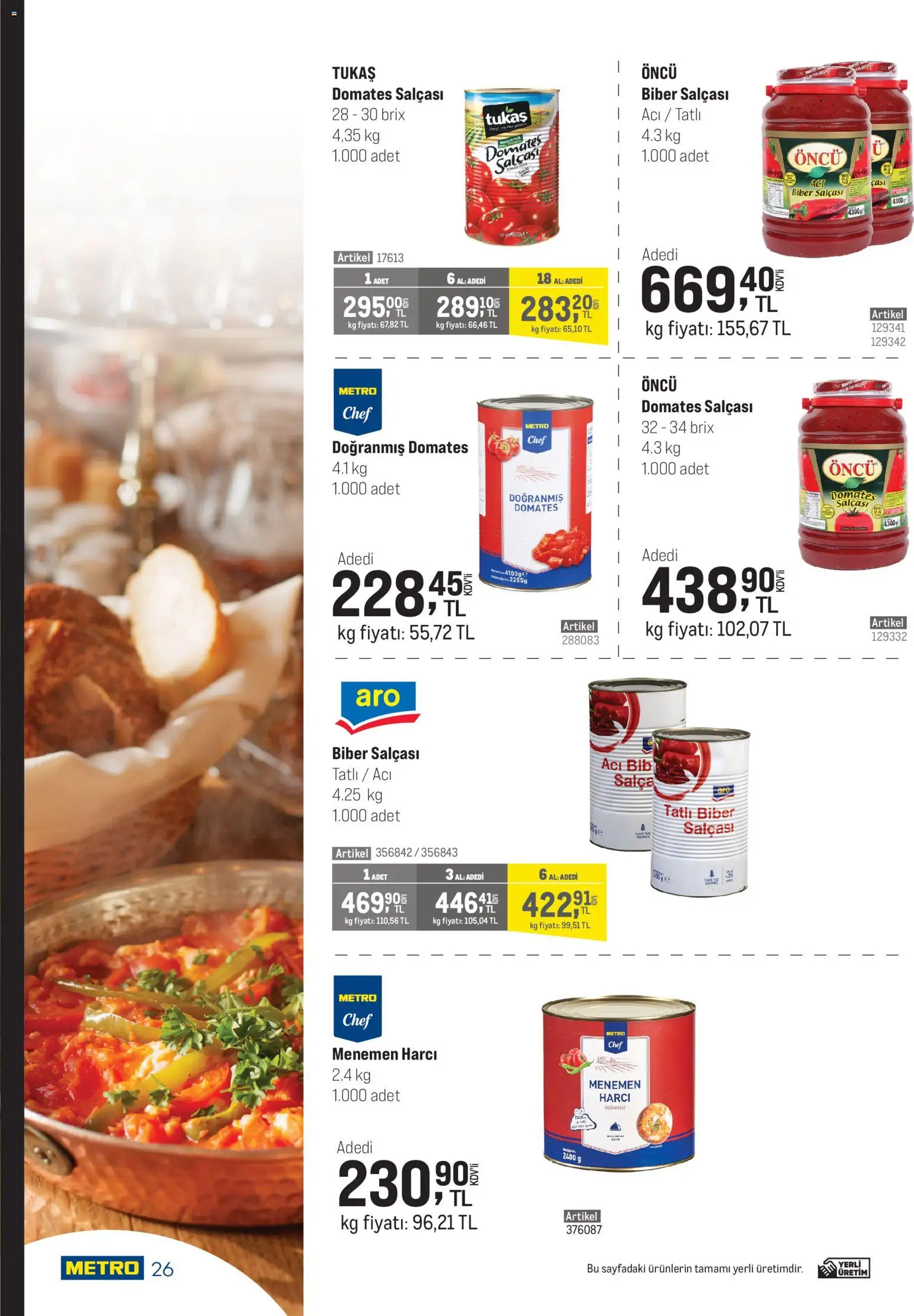 Metro - Şehir Otelleri - 01.04.2026 tarihinden itibaren geçerlidir | Sayfa: 26