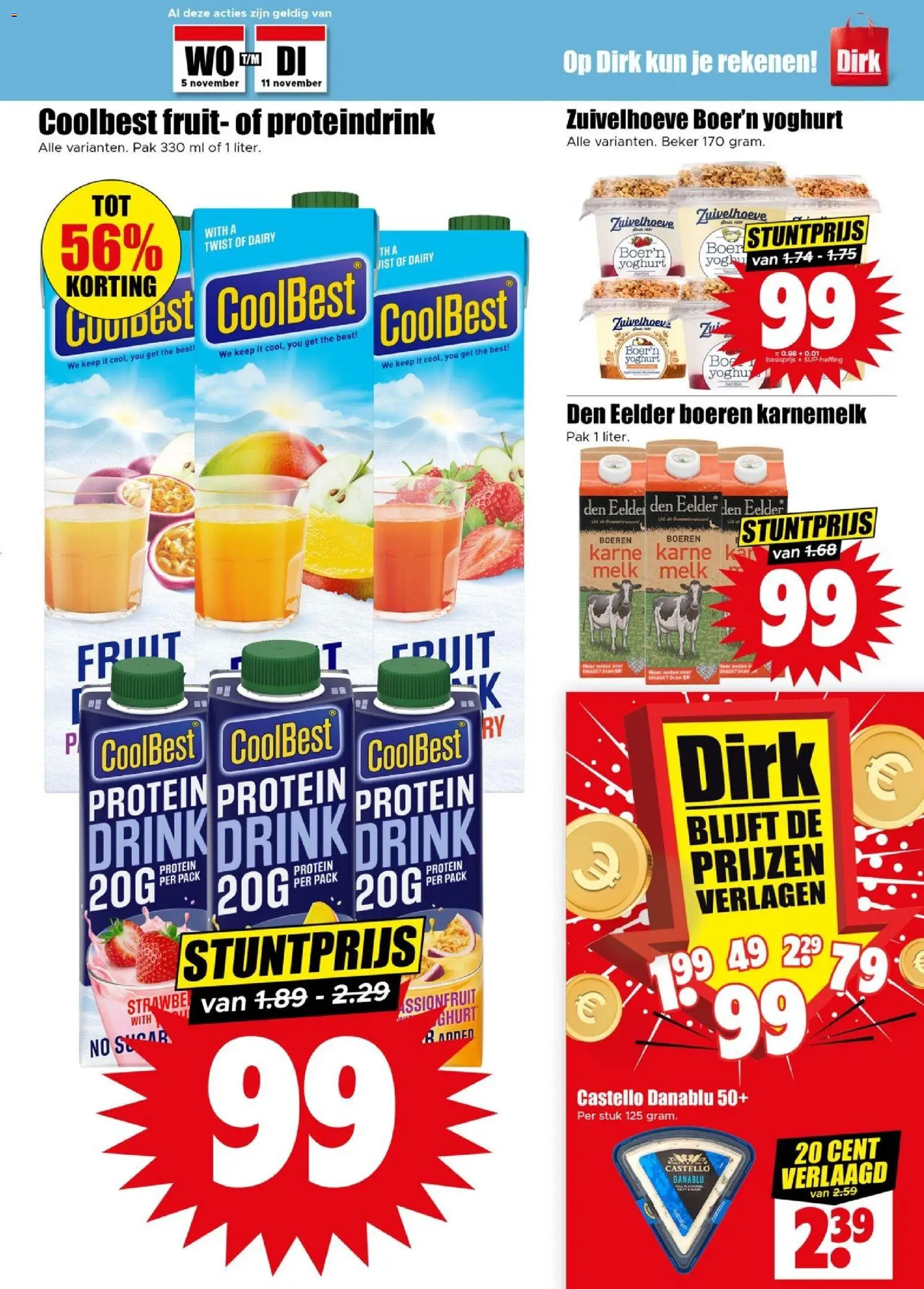 {H1} | Pagina: 15 | Producten: Yoghurt, Beker, Karnemelk, Fruit