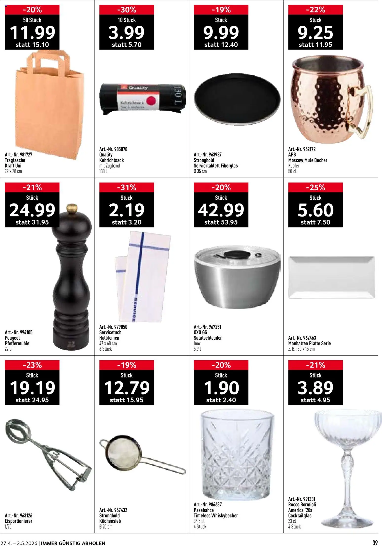 Prodega aktionen – gültig ab 27.04.2026 | Seite: 39