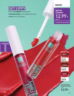 BATOM LÍQUIDO, Batom líquido │ válido de 01.09.2025 | Página: 43 | Produtos: Batom