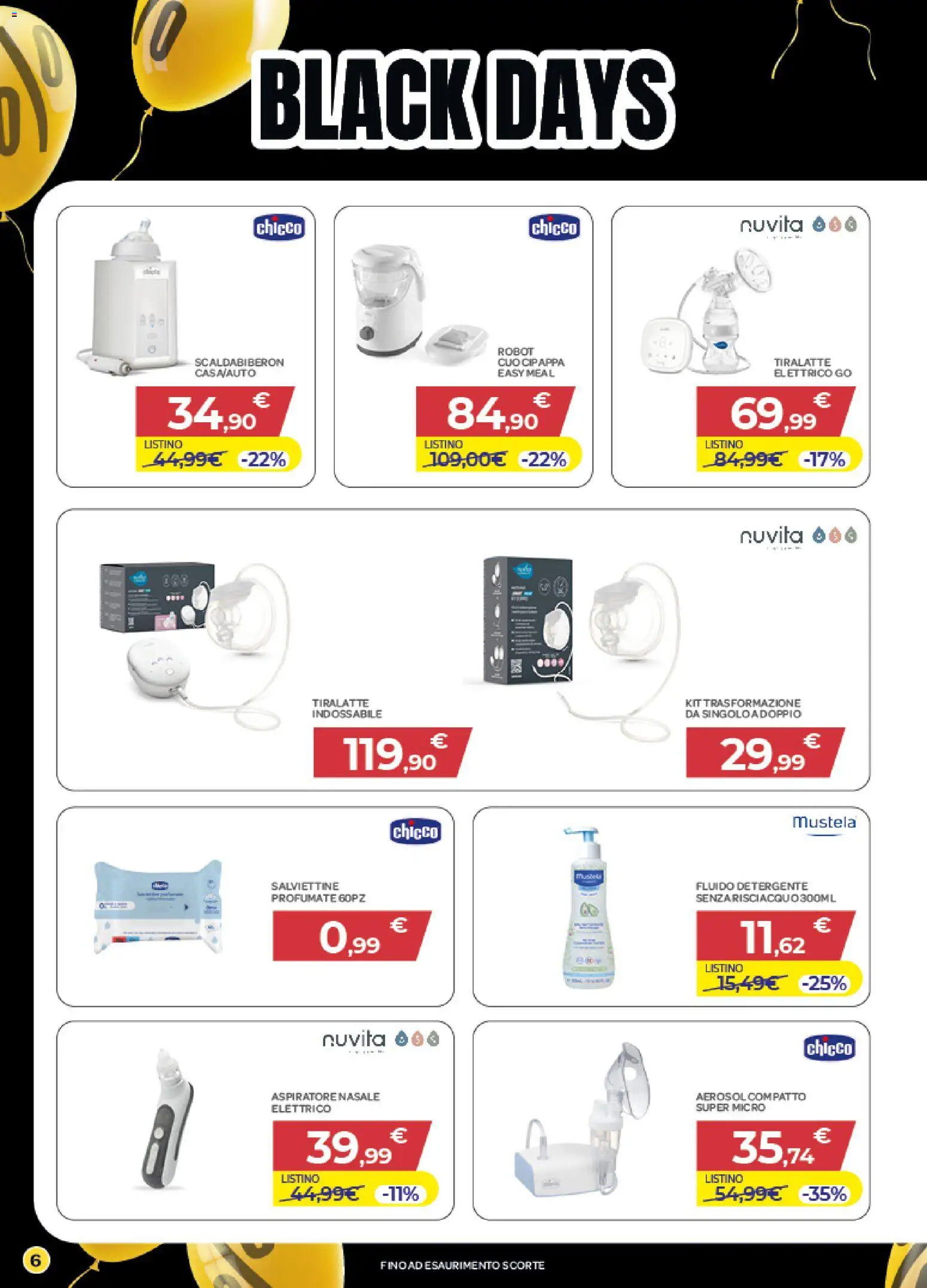 Volantino Bimbo store del 20.11.2025 | Pagina: 6 | Prodotti: Detergente, Tiralatte, Robot