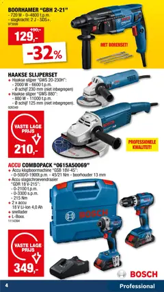 Hubo folder - Voorbeeld van een folder van Hubo, geldig van 01.11.2025 | Pagina: 4 | Producten: Schijf, Slijper, Jeu de go