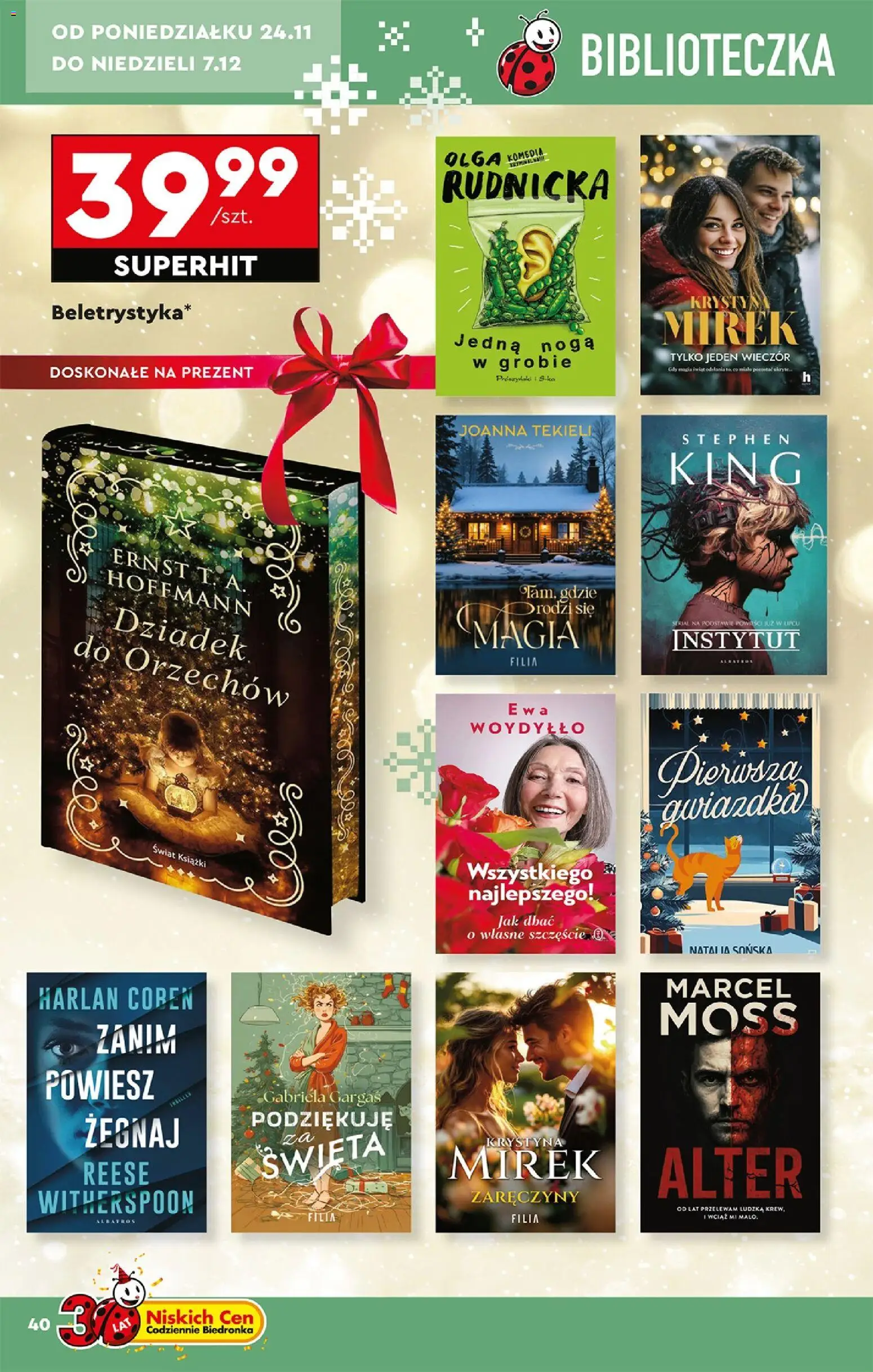 Biedronka Black Friday od 24.11.2025 | Strona: 42 | Produkty: Książki
