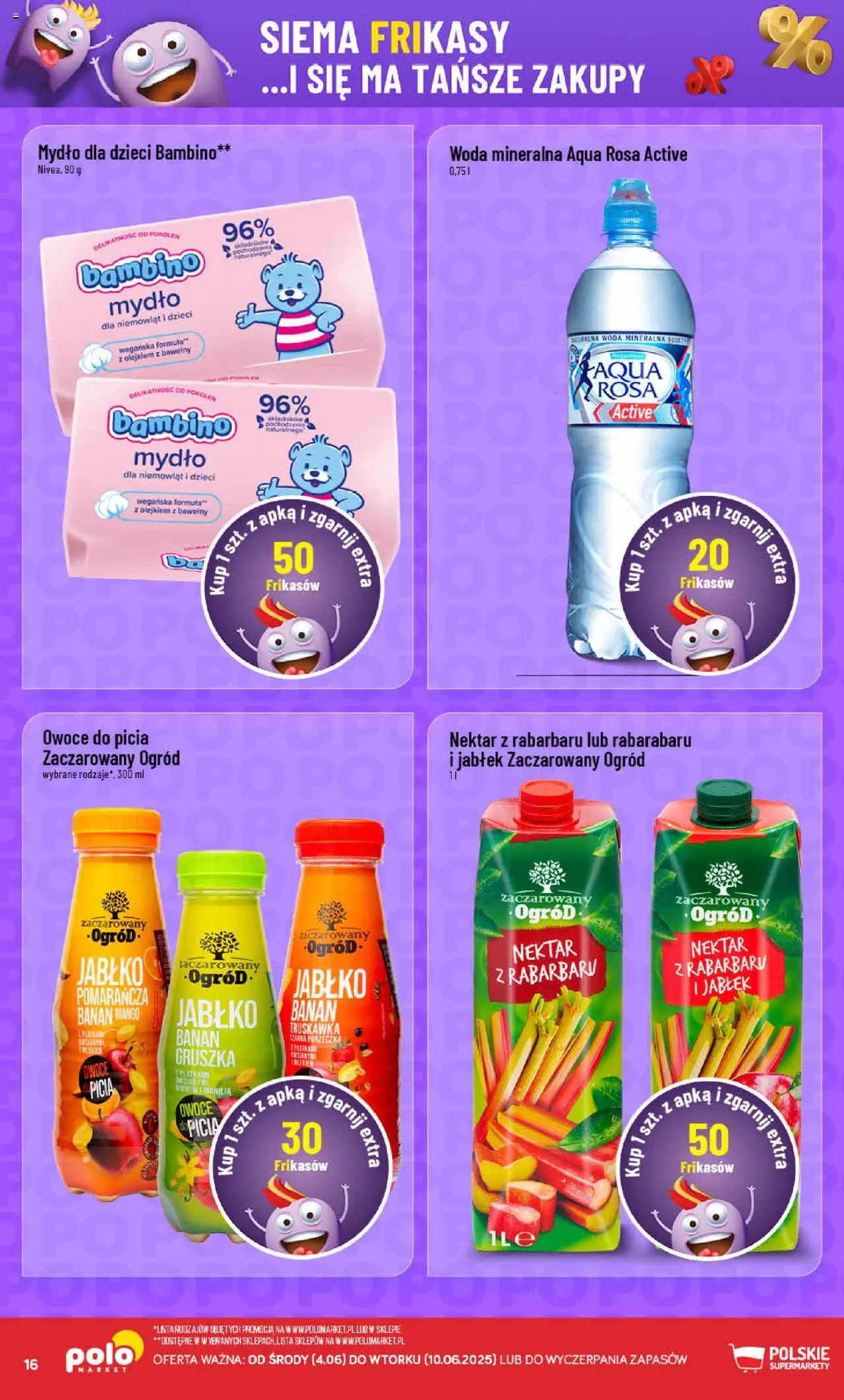 POLOmarket Gazetka - Frikasowe hity od 04.06.2025 | Strona: 16 | Produkty: Mango, Mydło, Woda, Owoce