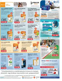 Pingvin Patika Akciós újság - amely érvényes a következő dátumtól: 01.12.2025 | Oldal: 7 | Termékek: Ágy, Ginkgo biloba