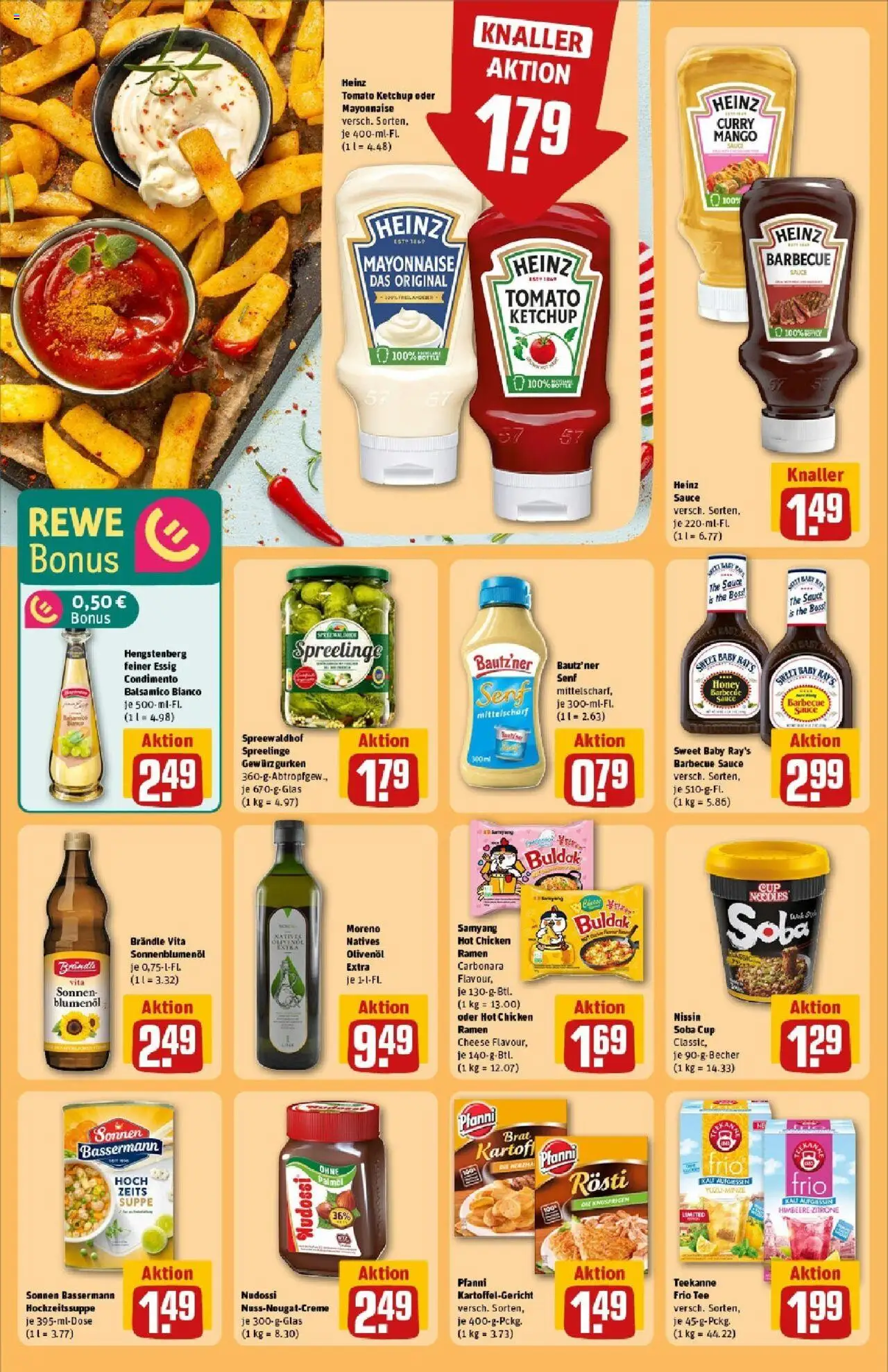 Rewe prospekt Mechernich / Kommern	 - gültig ab dem 08.06.2025 | Seite: 20 | Produkte: Sonnenblumenol, Olivenol, Teekanne, Tee