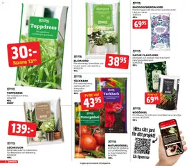 Jem & Fix erbjudanden - Förhandsvisning av reklamblad från butik Jem & Fix aktuell från 24.04.2026 | Sida: 2 | Produkter: Kogödsel, Planteringsjord, Täckbark, Blåbär