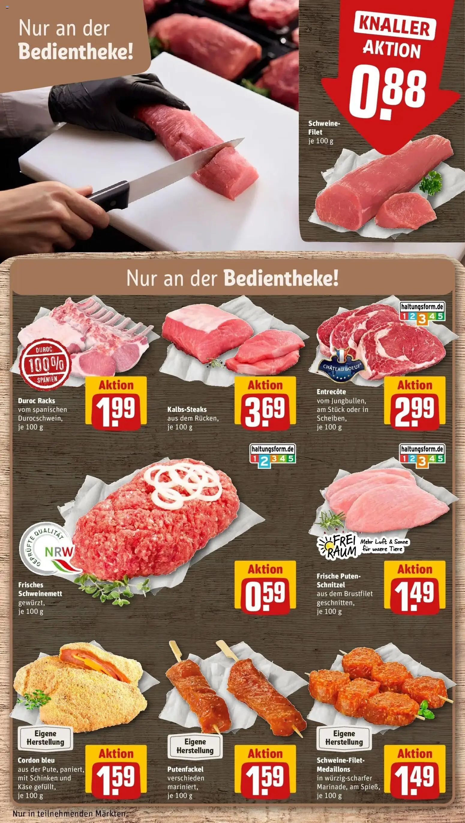Rewe Prospekt Nieheim	 – gültig ab 08.03.2026 | Seite: 12 | Produkte: Entrecote, Schnitzel, Schweinefilet, Steak