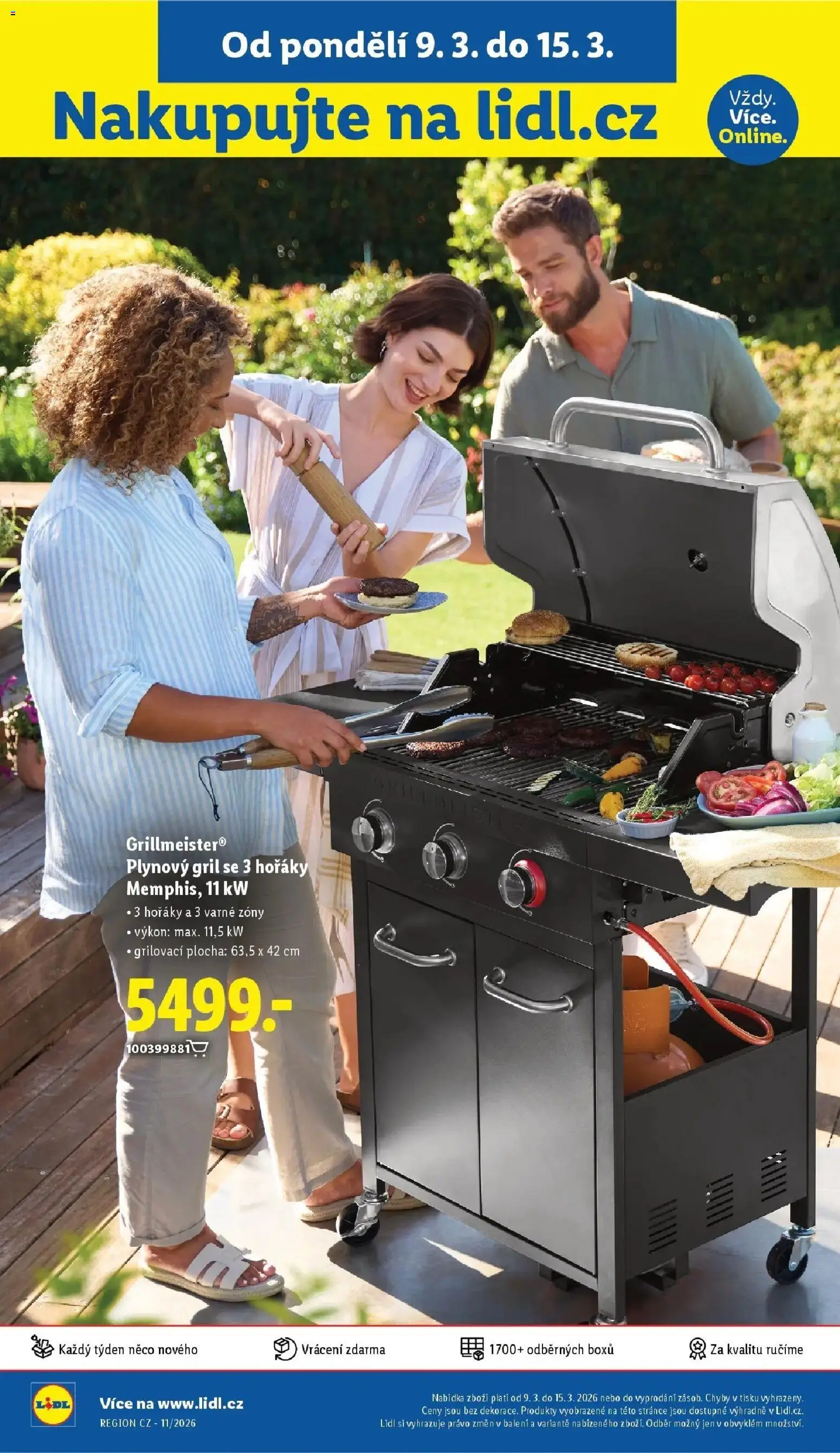 Lidl aktuální leták od 12.03.2026 | Strana: 42 | Produkty: Gril