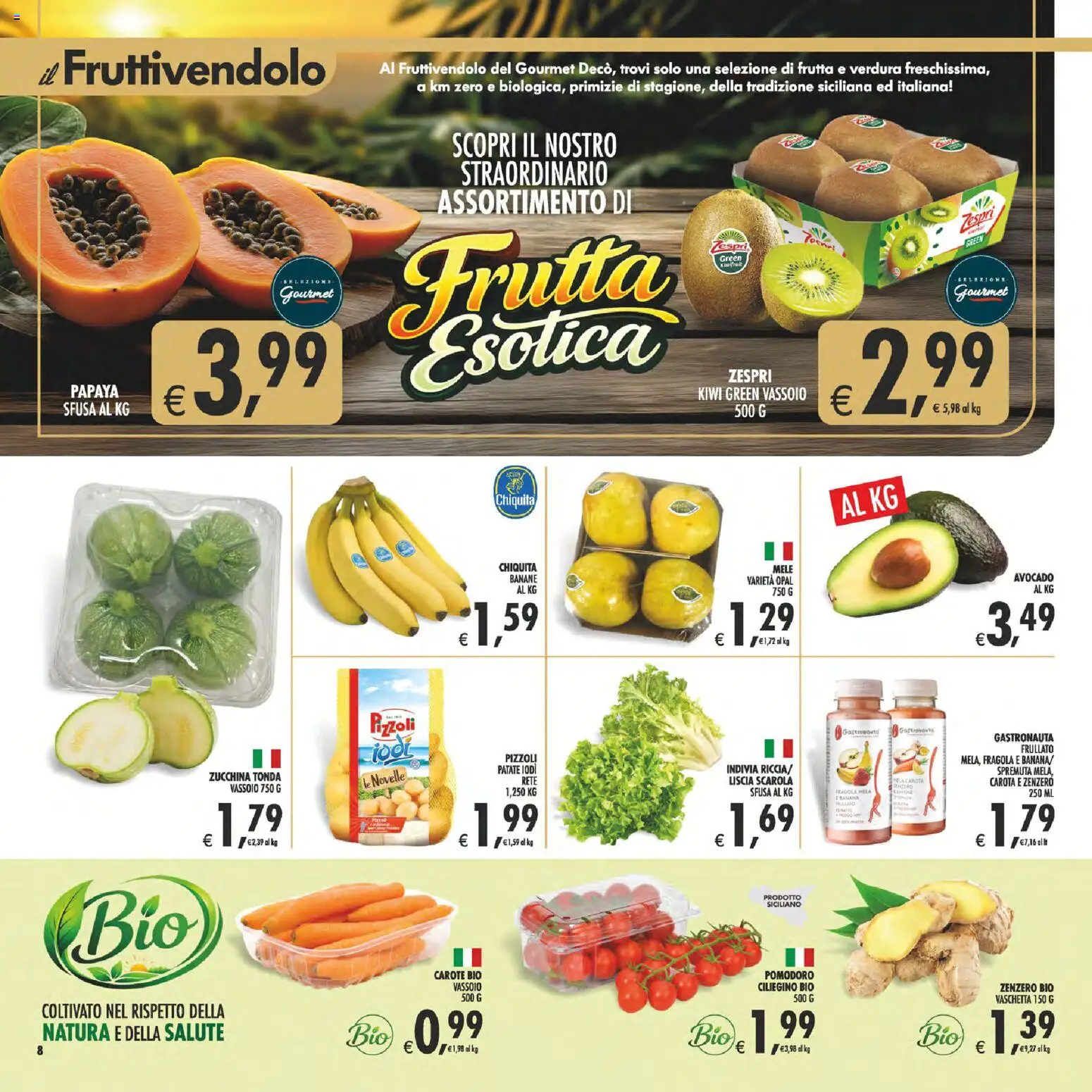 Volantino Decò del 07.04.2026 | Pagina: 8 | Prodotti: Carota, Avocado, Patate, Indivia