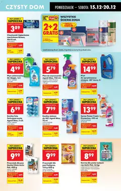 Pogląd oferty "Biedronka gazetka" - ważna od 15.12.2025 | Strona: 67 | Produkty: Płyn do spryskiwaczy zimowy, Chusteczki higieniczne, Domestos, Karma dla psów