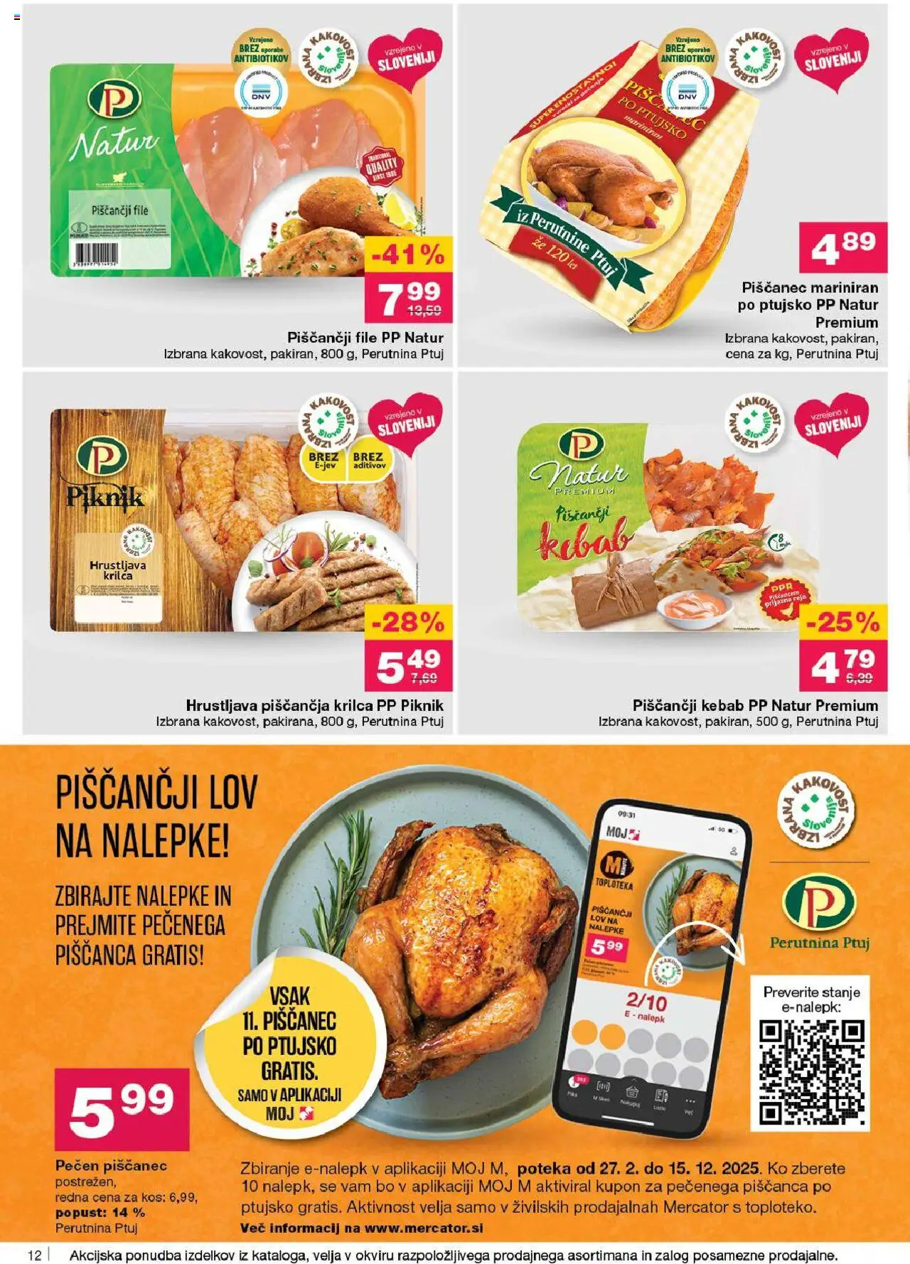 Novi Mercator katalog ponudbe – veljaven od 18.09.2025 | Stran: 12 | Izdelki: Kos