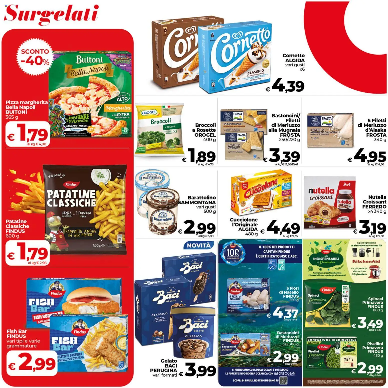 Volantino COOP del 07.04.2026 | Pagina: 12 | Prodotti: Merluzzo, Spinaci, Broccoli, Nasello