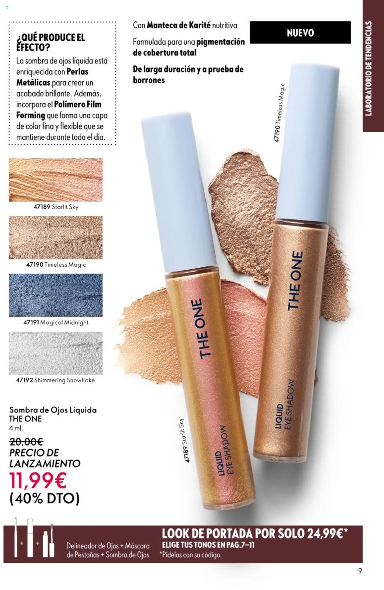 Oriflame - Catálogo Campaña 13 │ válido desde el 14.09.2025 | Página: 9 | Productos: Máscara, Sombra, Delineador de ojos, Delineador