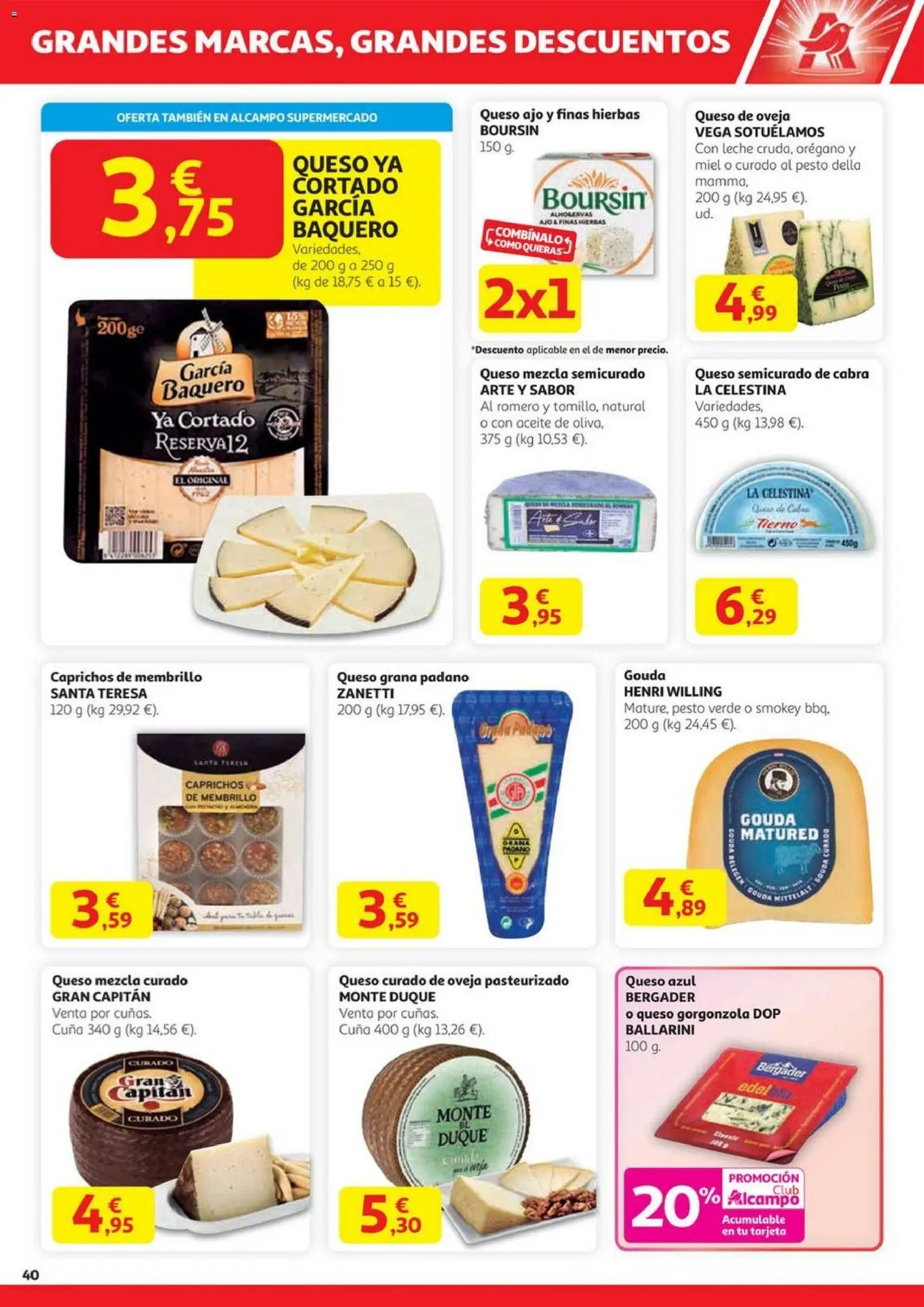 Alcampo - HG Madrid Unificado  │ válido desde el 23.10.2025 | Página: 40 | Productos: Ψηφιακή κάμερα, Leche, Aceite, Cuna