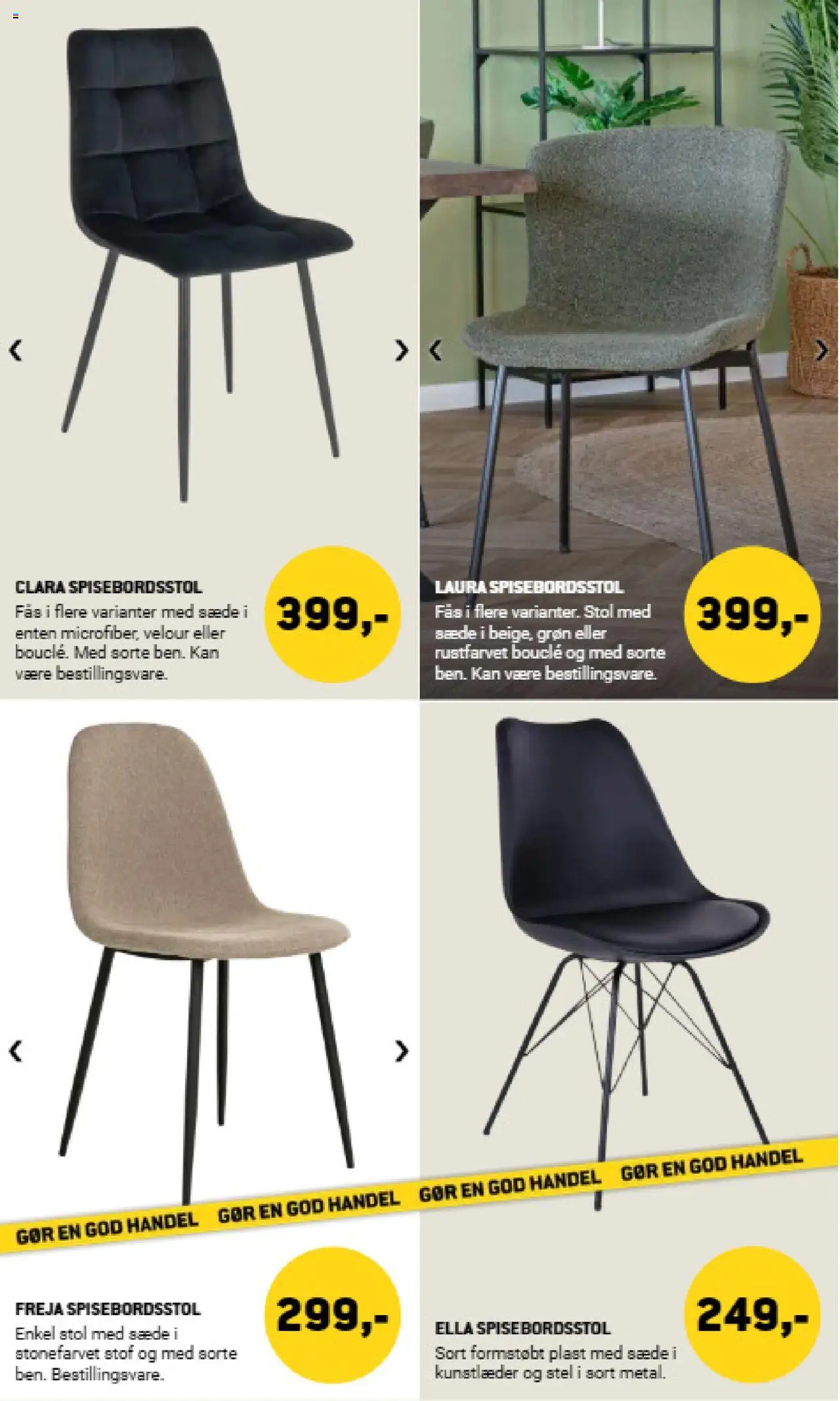 XL-BYG tilbudsavis – gyldig fra 10.10.2025 | Side: 18 | Produkter: Stol, Stof