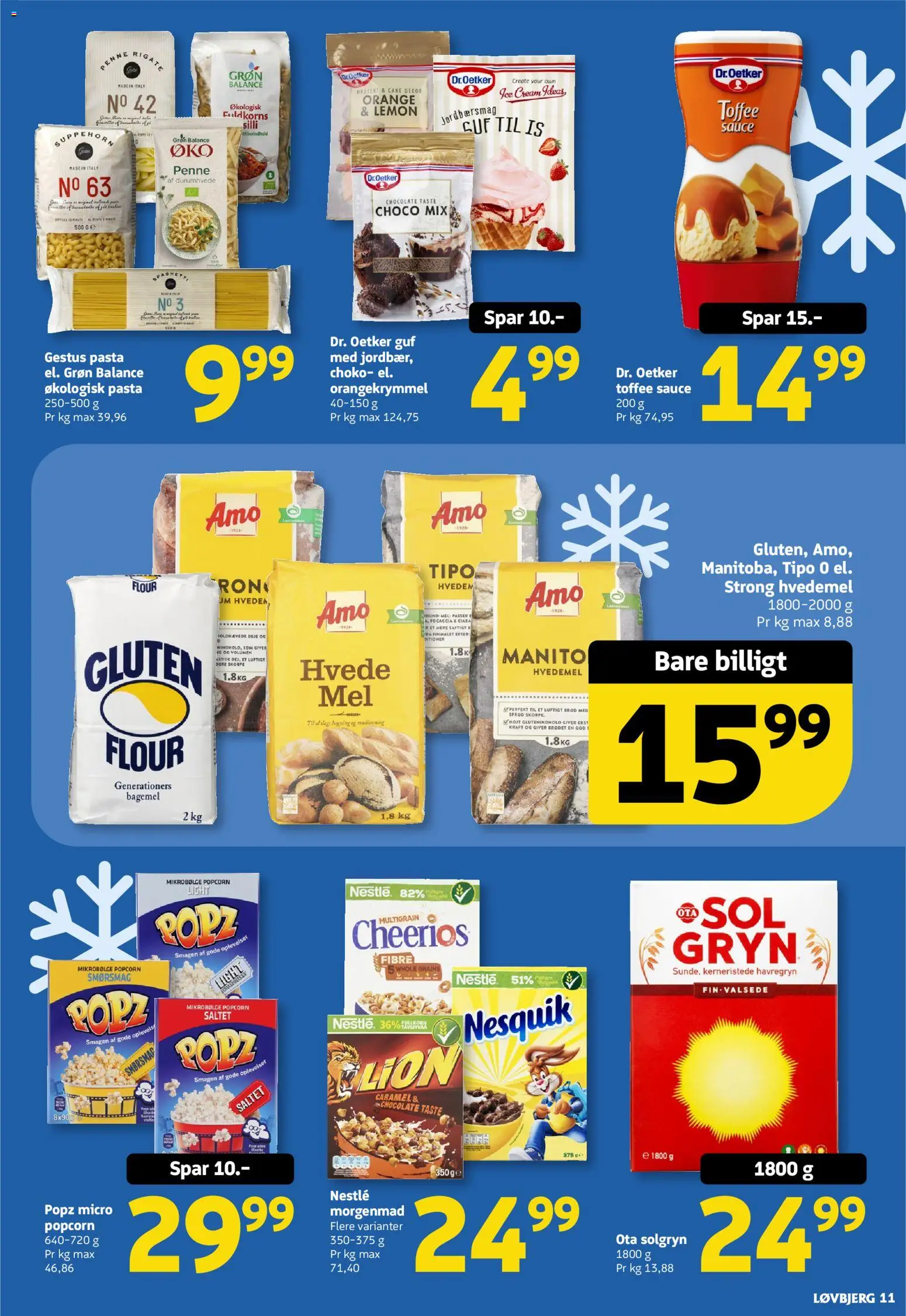 Løvbjerg tilbudsavis – gyldig fra 20.02.2026 | Side: 11 | Produkter: Brød, Pasta, Is, Focaccia