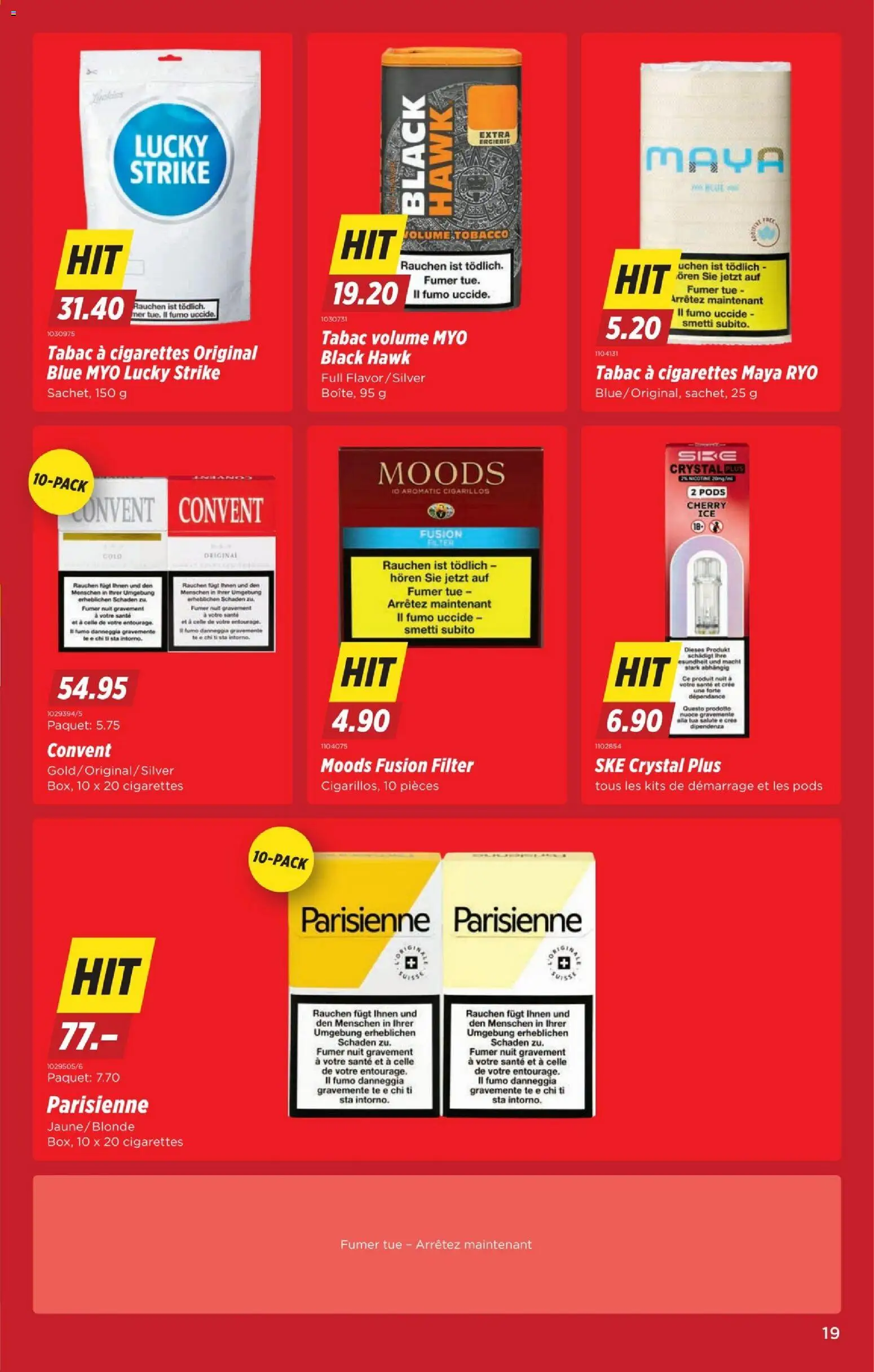 Denner aktionen FR – gültig ab 05.03.2026 | Seite: 19