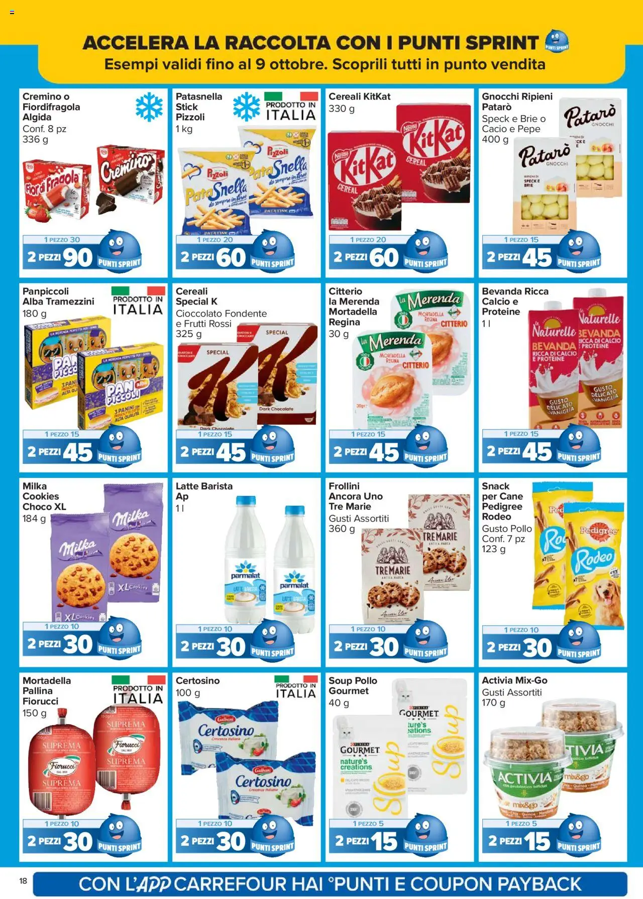 Volantino Carrefour del 15.09.2025 | Pagina: 18 | Prodotti: Pollo, Cereali, Frollini, Quinoa