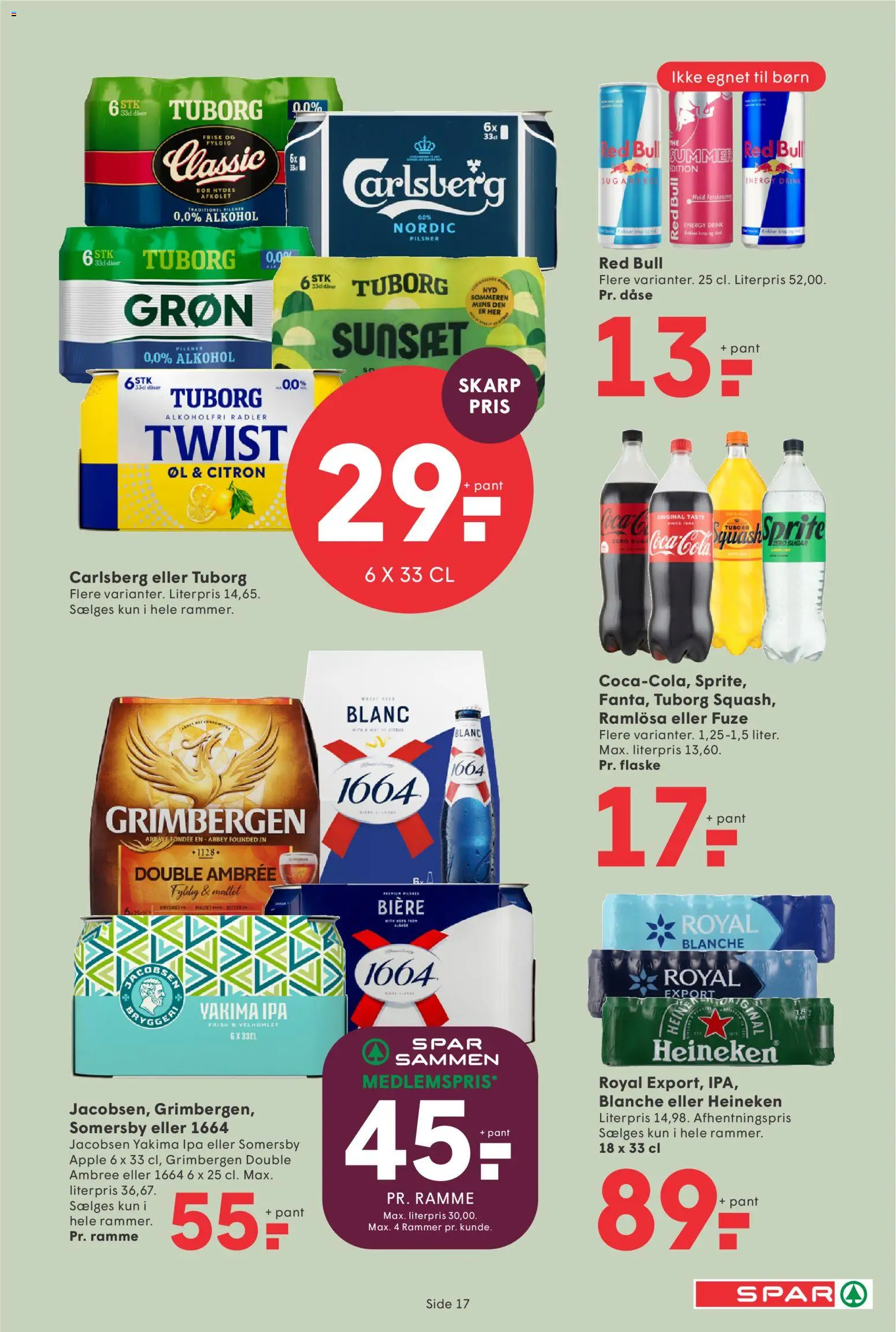 Spar tilbudsavis – gyldig fra 01.05.2026 | Side: 17 | Produkter: Rammer, Øl