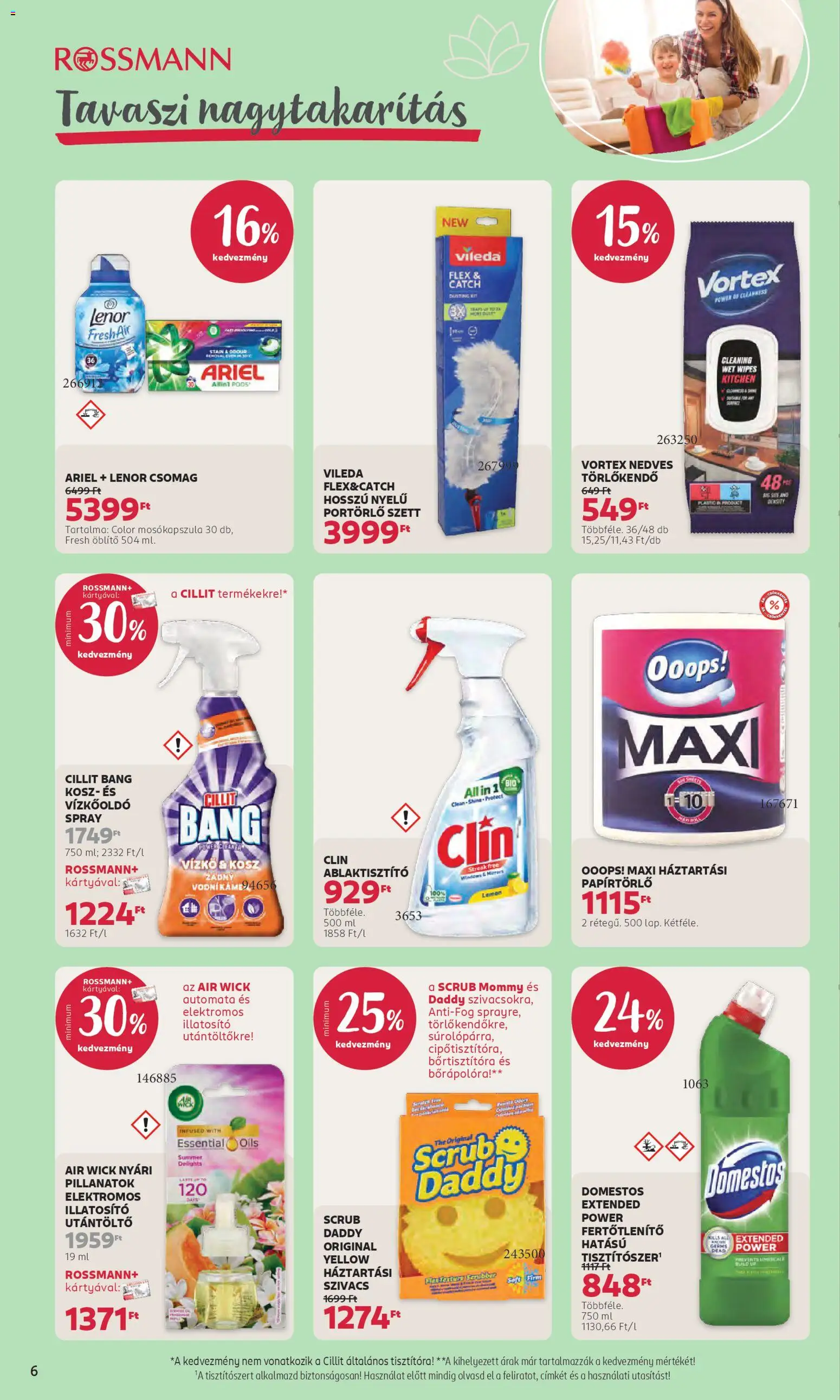 Rossmann akciós ujság - amely érvényes a következő dátumtól: 16.02.2026 | Oldal: 6