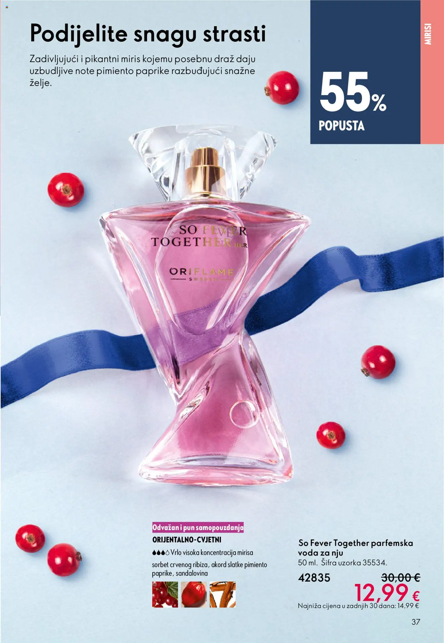 Oriflame katalog | vrijedi od 10.12.2025 | Stranica: 37 | Proizvodi: Miris, Voda