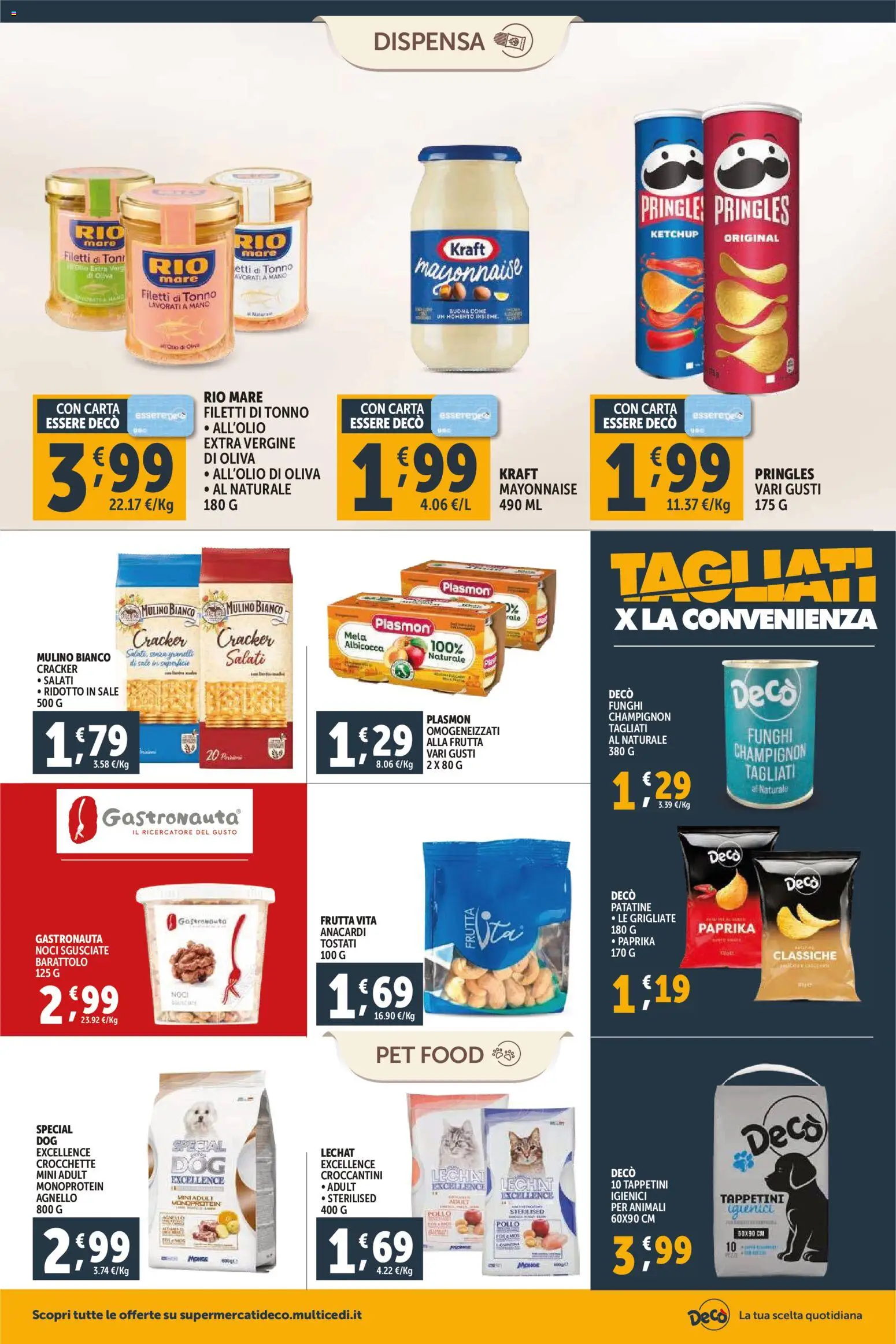 Volantino Decò del 30.01.2026 | Pagina: 10 | Prodotti: Sale, Anacardi, Crocchette, Tonno