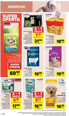 Carrefour Gazetka od 09.06.2025 | Strona: 38 | Produkty: Karma dla psa pedigree, Karma dla kota, Karma dla psa, Fairy