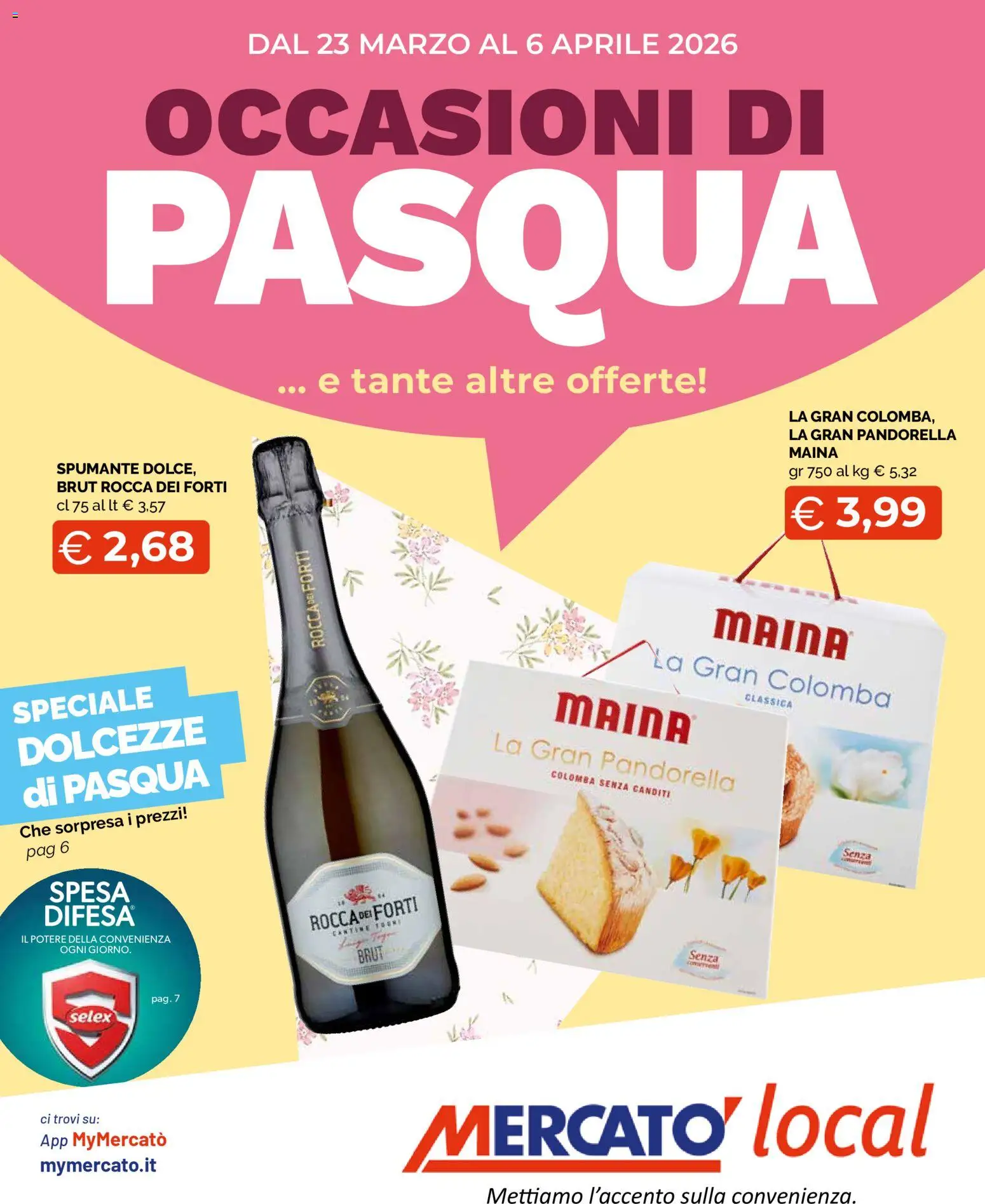 Volantino Mercatò del 23.03.2026 | Pagina: 1 | Prodotti: Spumante