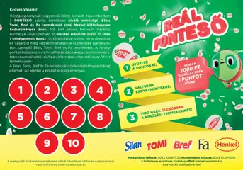 Reál Szórólap - amely érvényes a következő dátumtól: 29.10.2025
