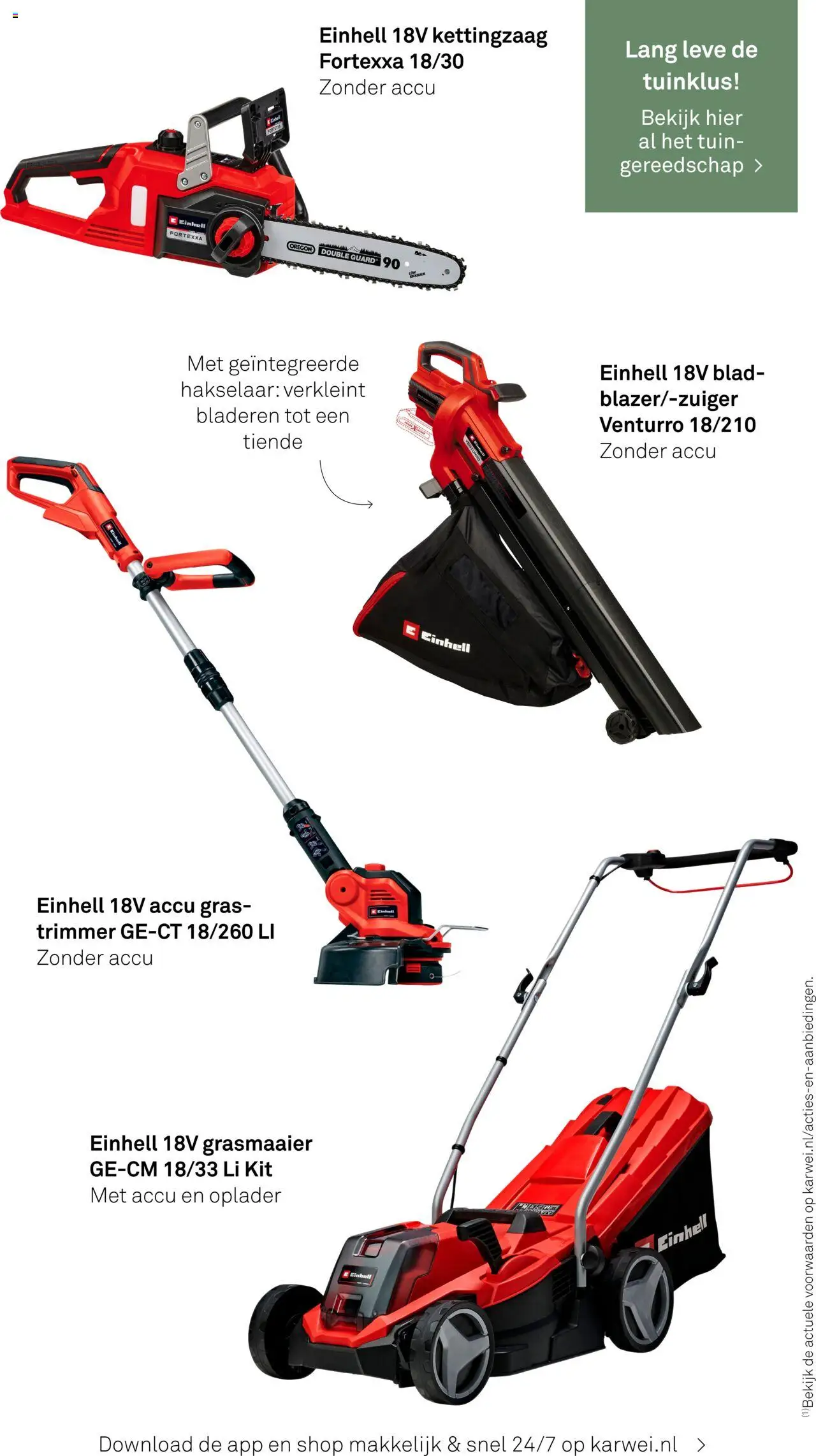  | Pagina: 18 | Producten: Grasmaaier, Trimmer, Oplader