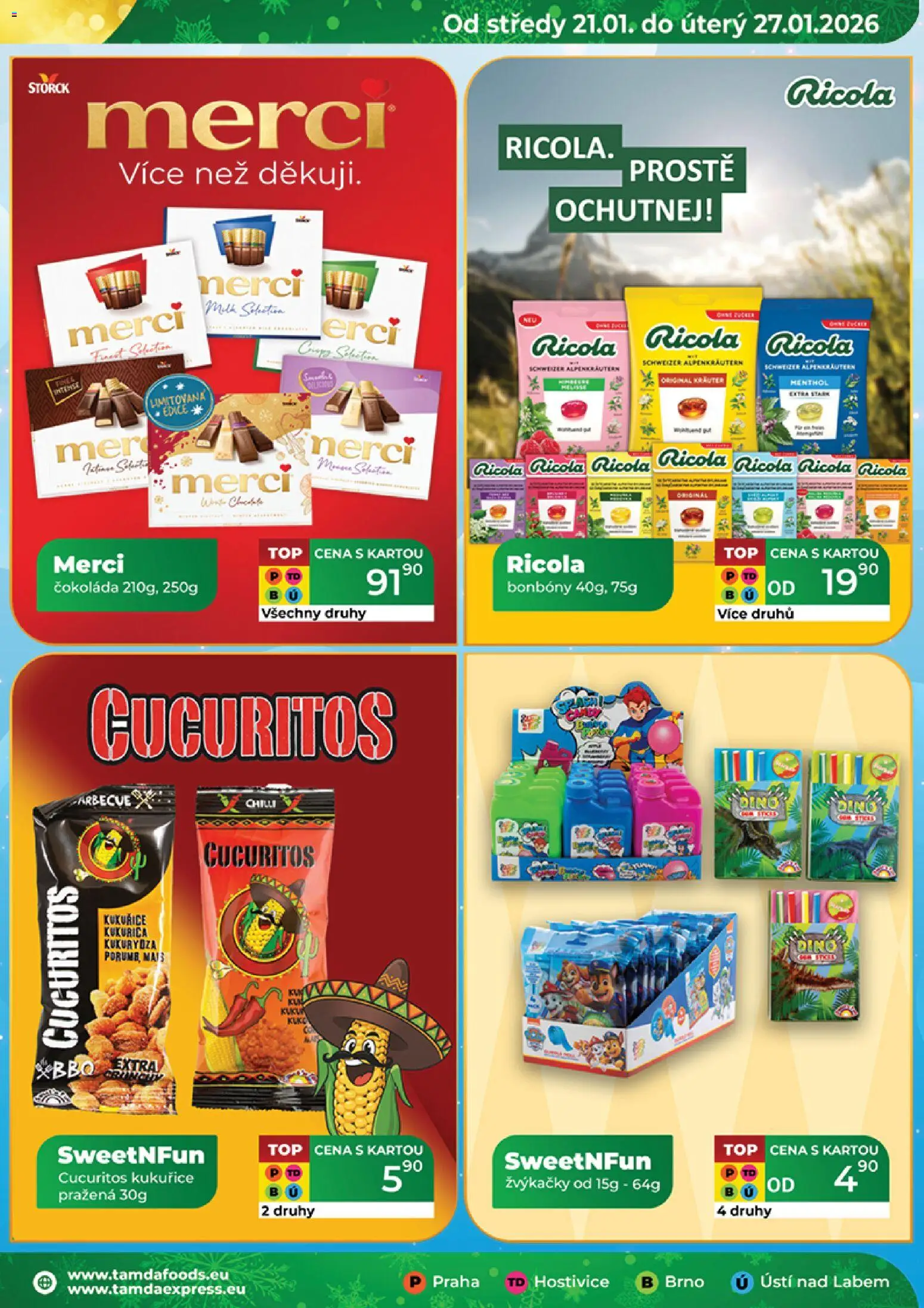 Tamda Foods leták od 21.01.2026 | Strana: 9 | Produkty: Čokoláda, Finest, Bonbóny, Merci