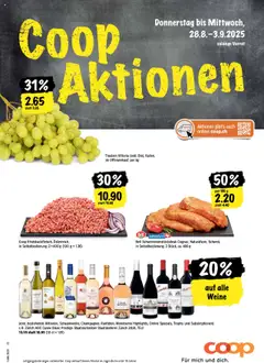 Vorschau von dem Prospekt - Coop Aktionen ab 28.08.2025