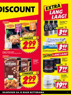 Nettorama - Folder - Voorbeeld van een folder van Nettorama, geldig van 19.01.2026 | Pagina: 21 | Producten: Chocolade, Fles, Whey, Pavilon