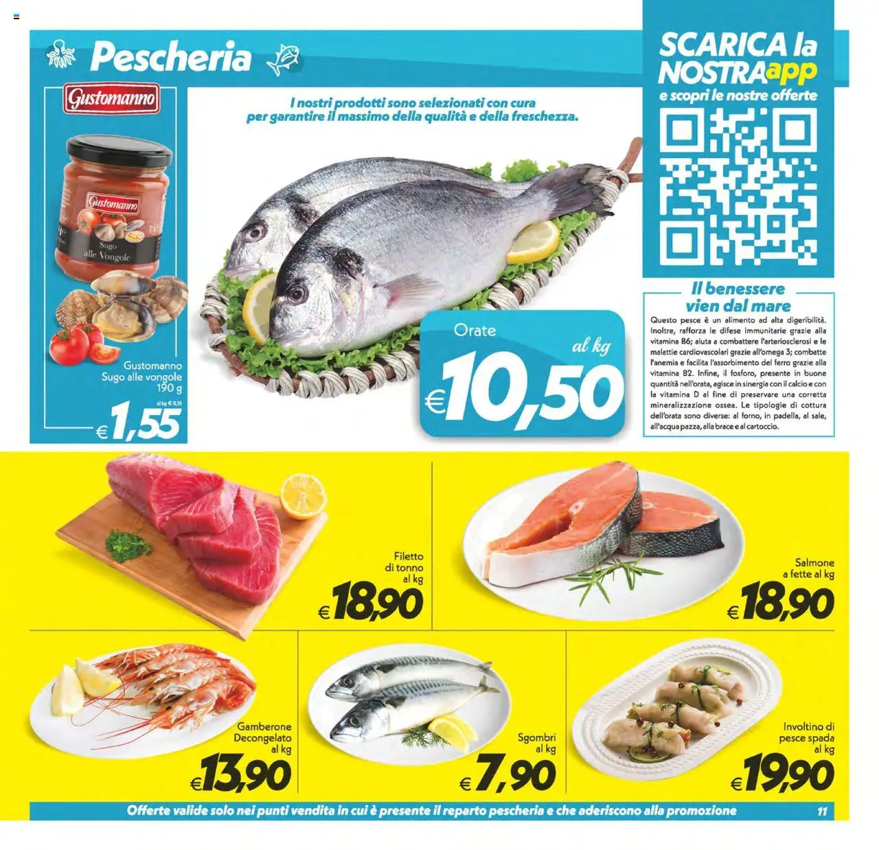 Volantino SuperConveniente del 24.07.2025 | Pagina: 11 | Prodotti: Salmone, Pesce, Tonno, Sugo