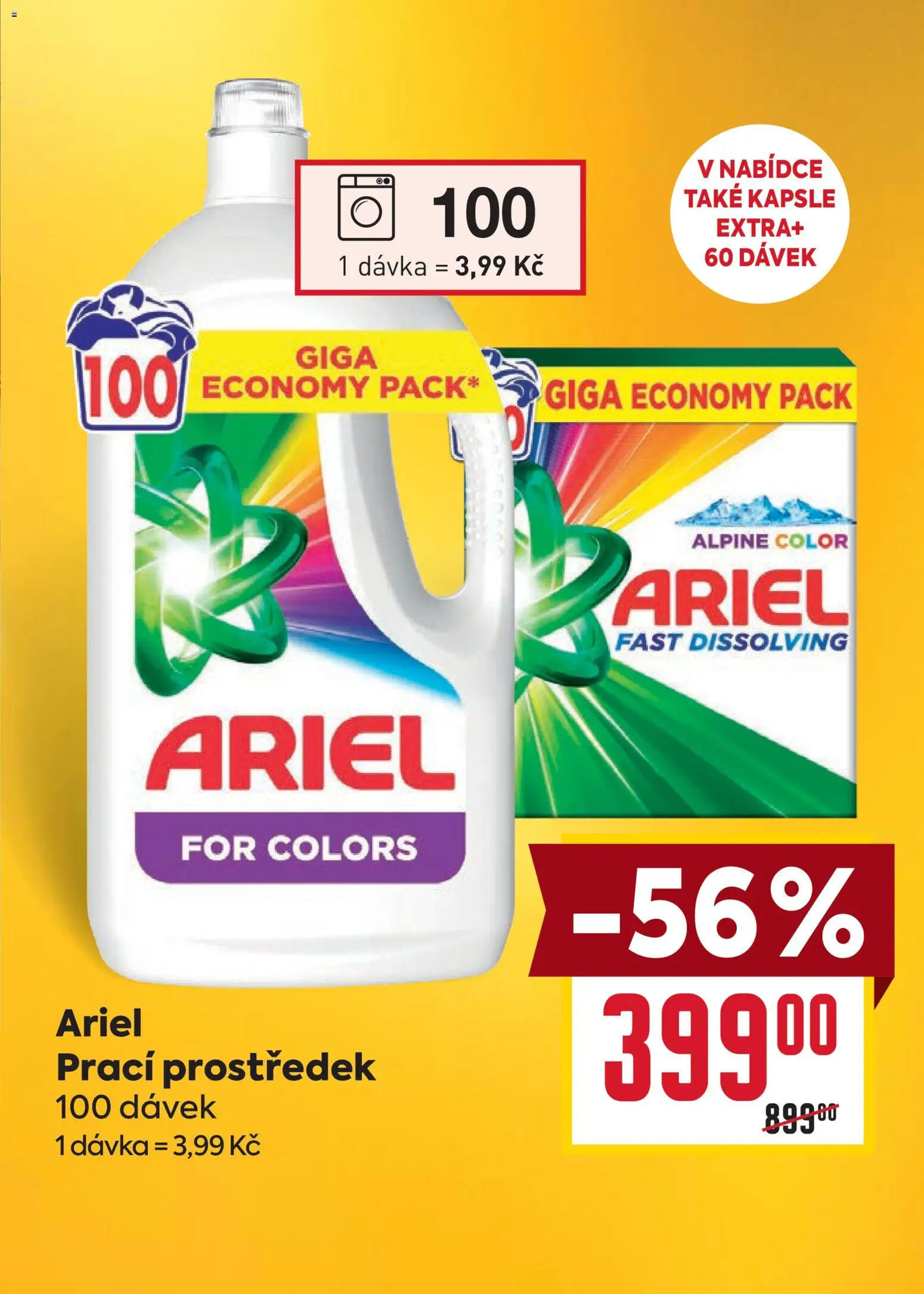 Billa Velký leták od 14.01.2026 | Strana: 33 | Produkty: Prací prostředek, Kapsle, Ariel