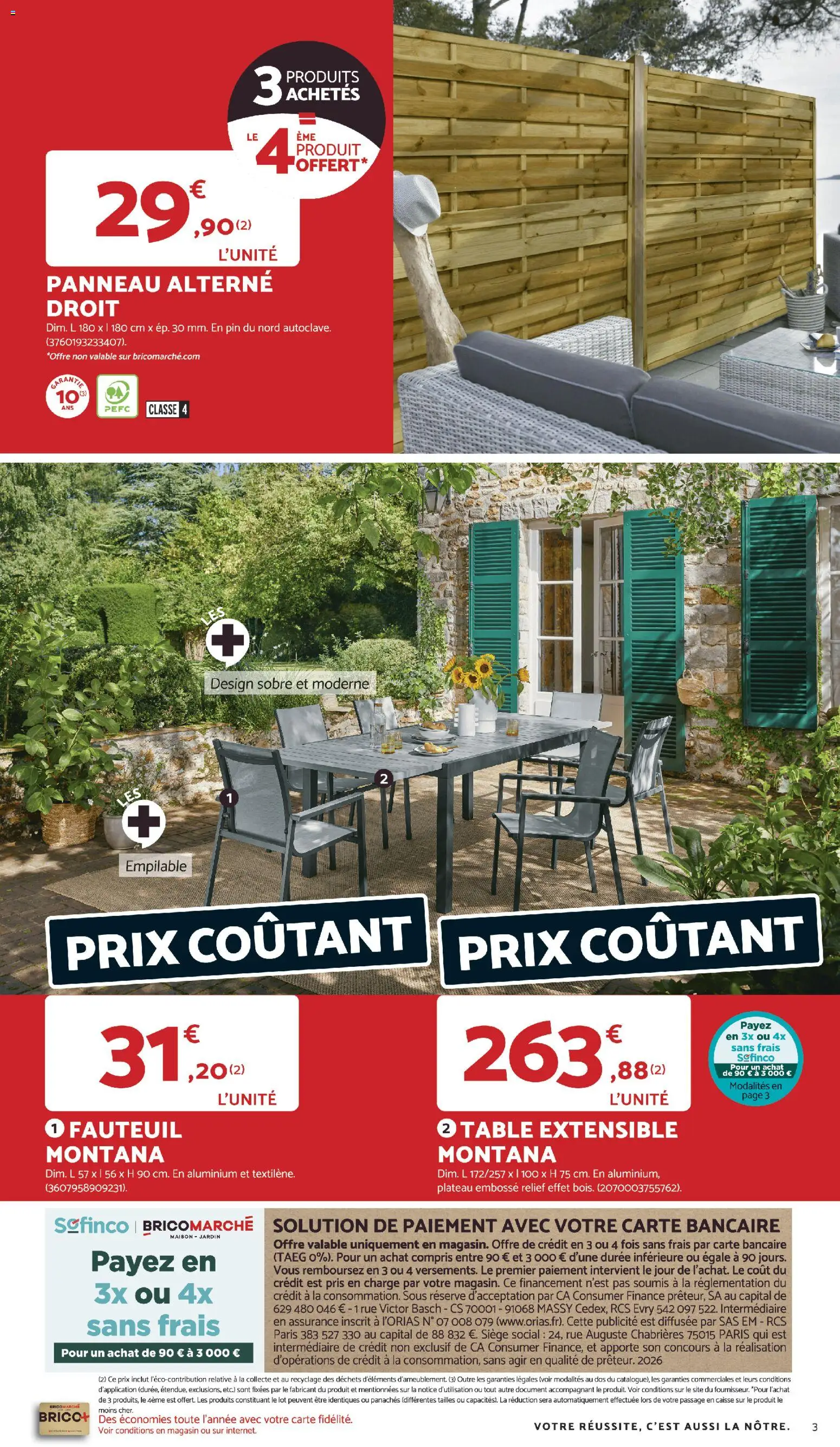 {H1} | Page: 3 | Produits: Plateau, Table extensible, Fauteuil, Table