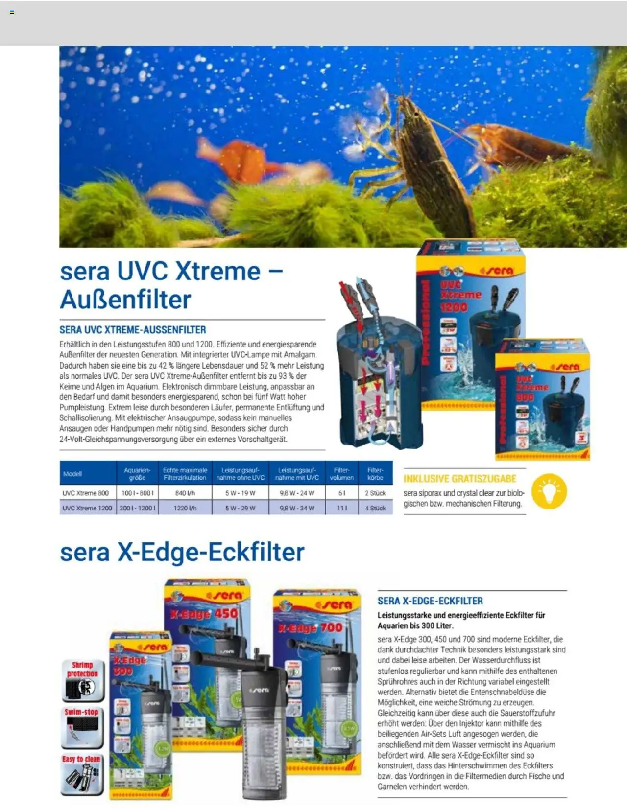 zookauf Themenkatalog Aquaristik – gültig ab 01.10.2025 | Seite: 15 | Produkte: Garnelen, Wasser