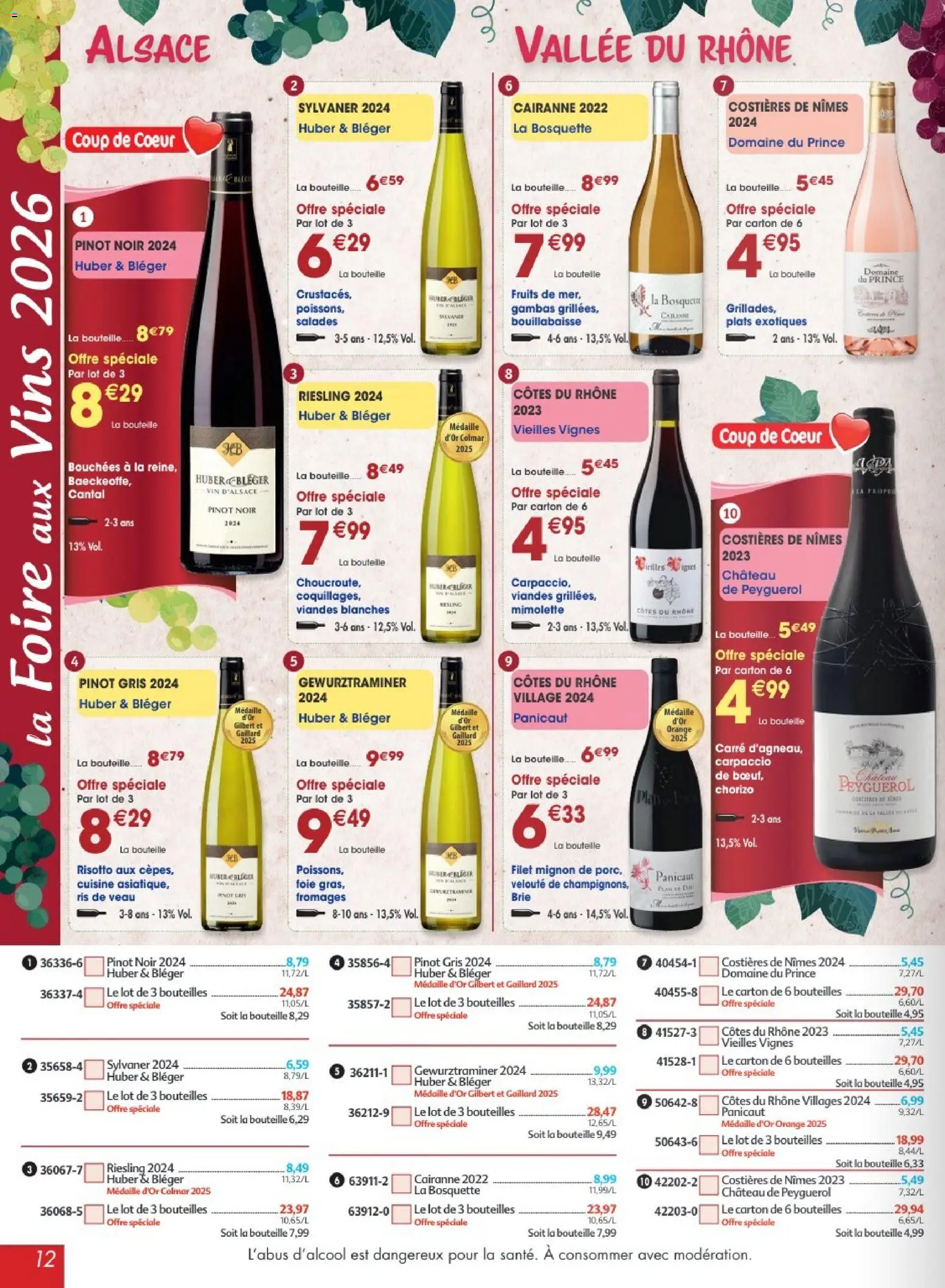 {H1} | Page: 12 | Produits: Ris de veau, Chorizo, Orange, Filet mignon