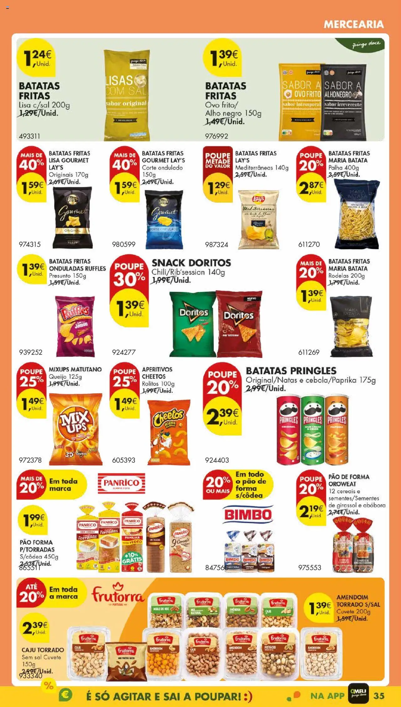 Pingo Doce folheto │ válido de 01.07.2025 | Página: 39 | Produtos: Pão de forma, Queijo, Abóbora, Batatas fritas