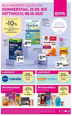 Bipa Flugblatt ab 25.09.2025 gültig