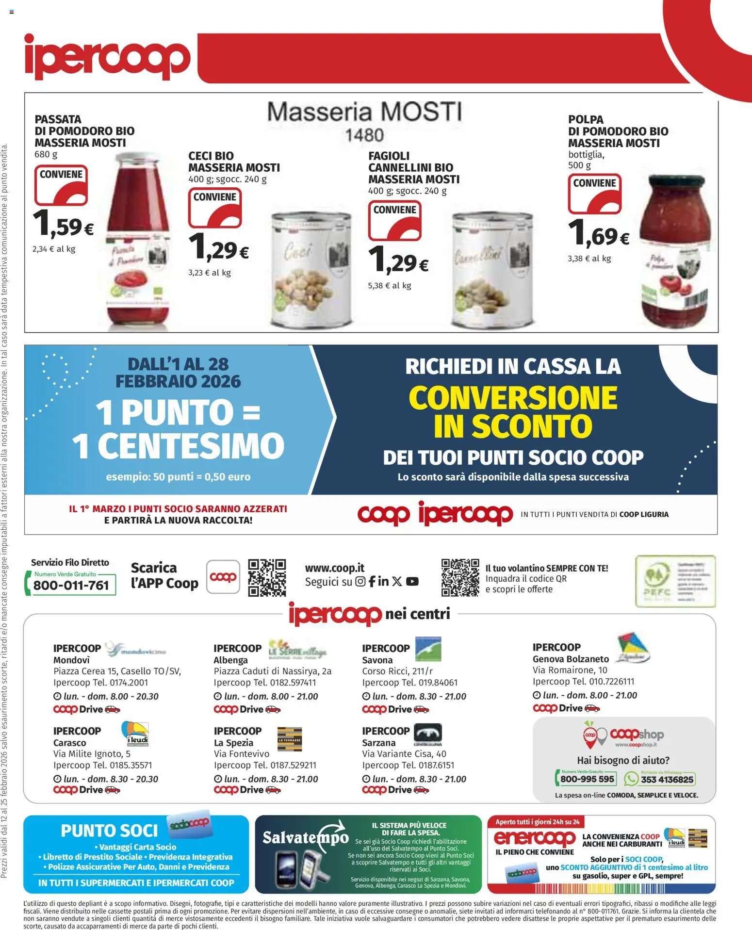 Volantino Ipercoop del 12.02.2026 | Pagina: 37 | Prodotti: Ceci, Cannellini, Pomodoro, Data
