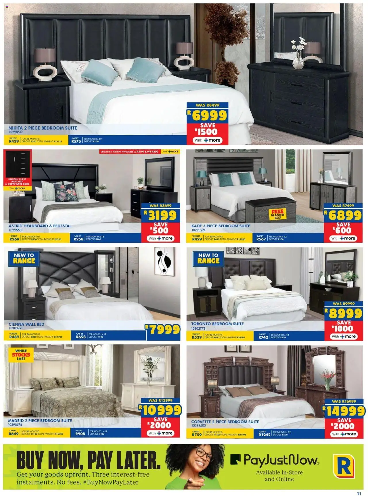 Russells Specials │ valid from 19.06.2025 | Page: 11 | Products: Pedestal, Bed, Blanket, Mirror