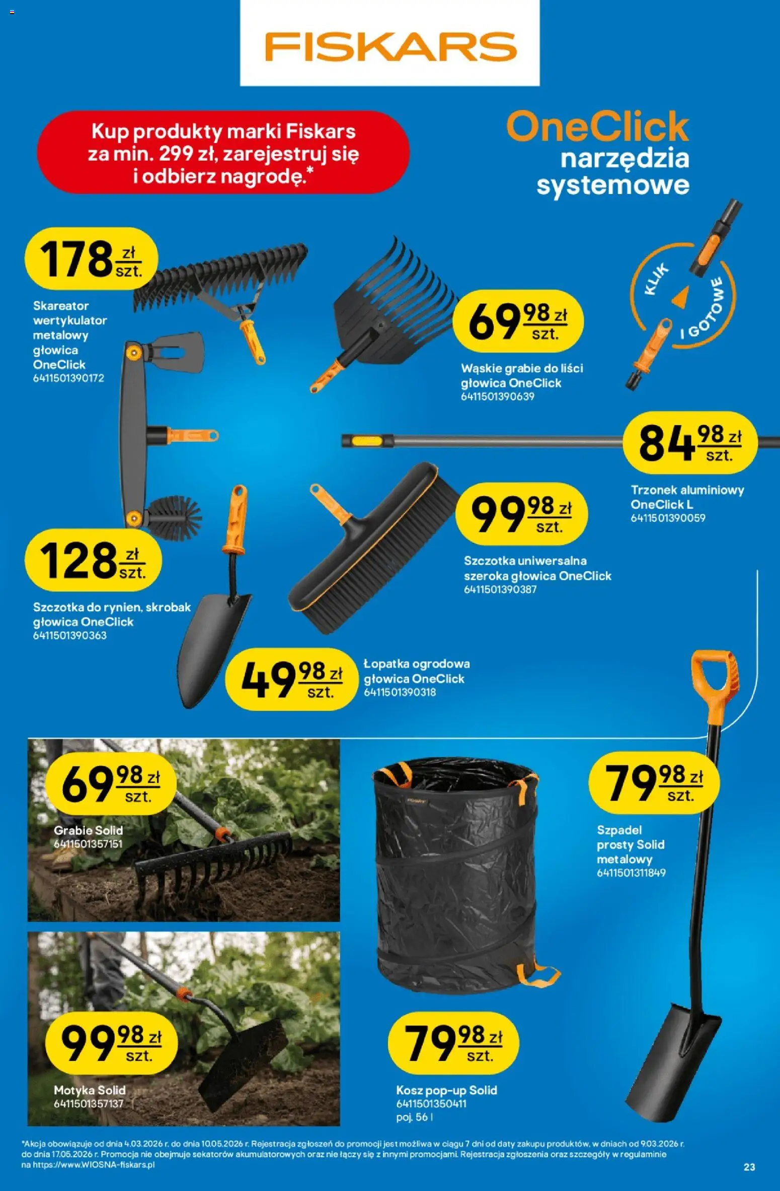 Castorama gazetka od 04.03.2026 | Strona: 23 | Produkty: Kosz, Szczotka